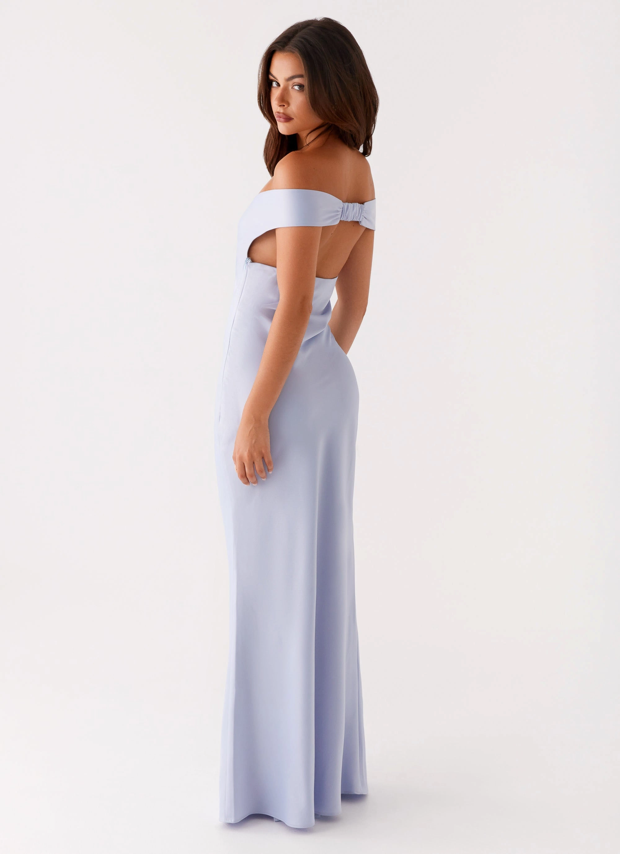 Jenner Maxi Dress - Blue Warm Season Fall Style