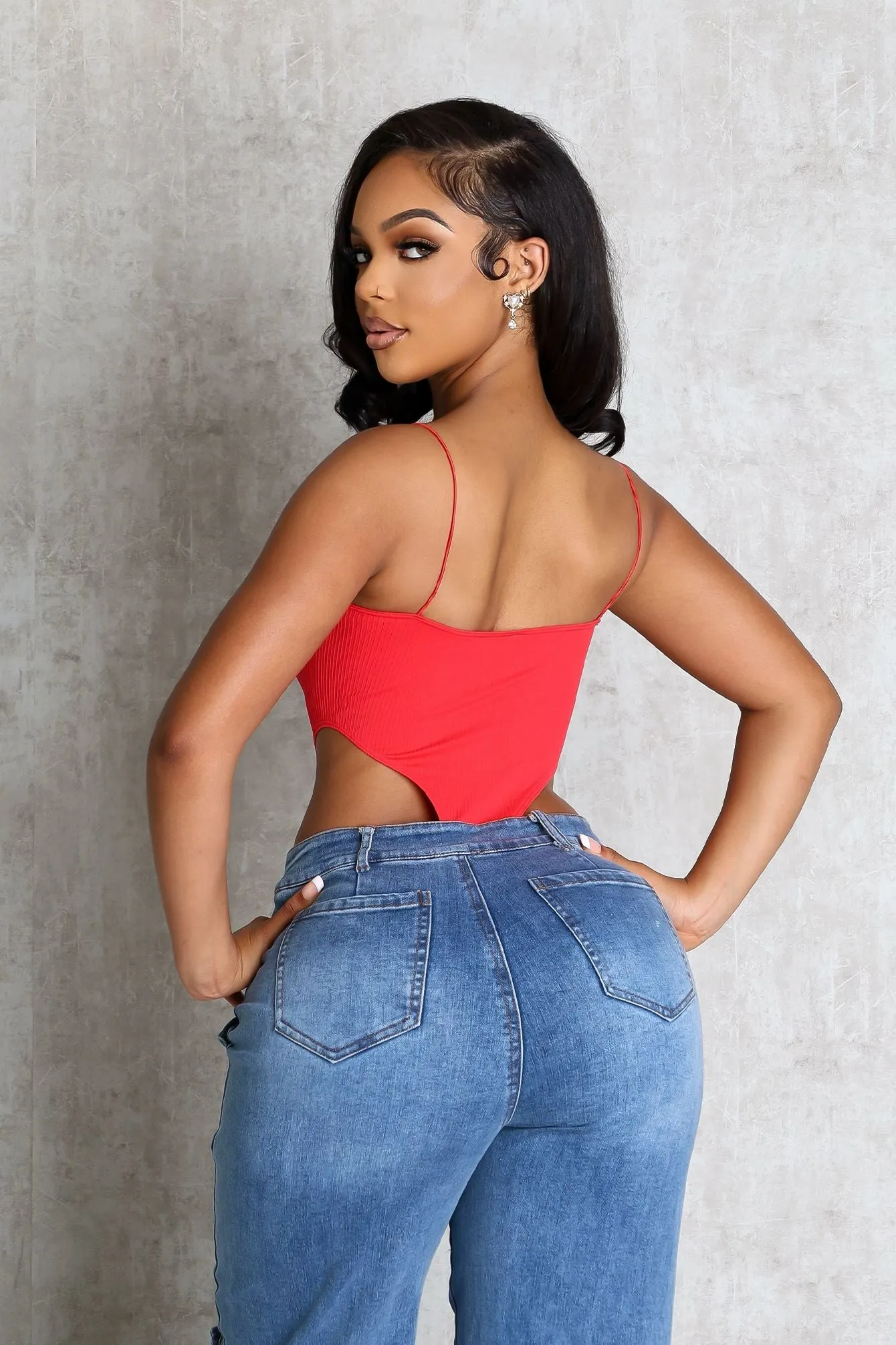 Jin High Cut Tank Bodysuit EcoConscious Dye Reinforced Shoulder Panels SeamlessSidePanels