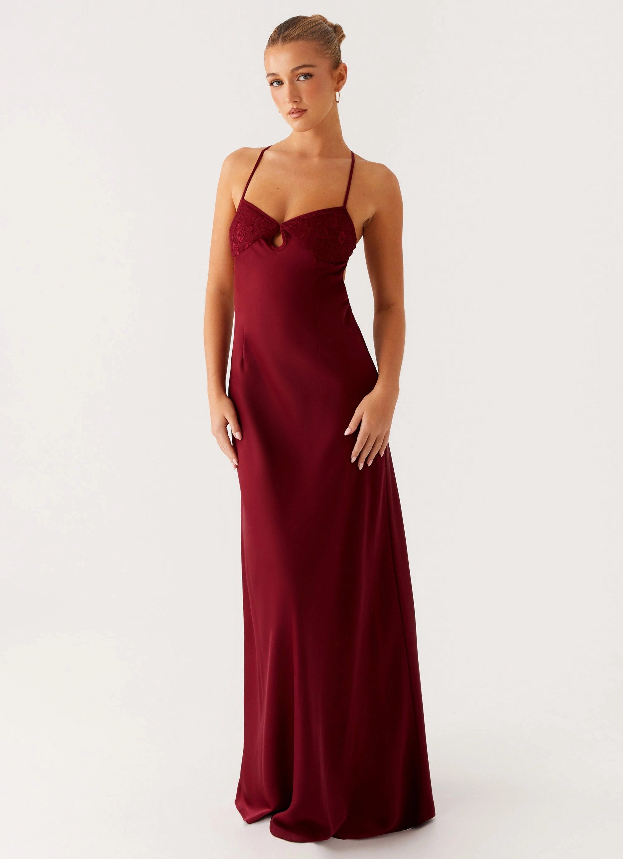 Summer Ease Joanie Maxi Dress - Maroon