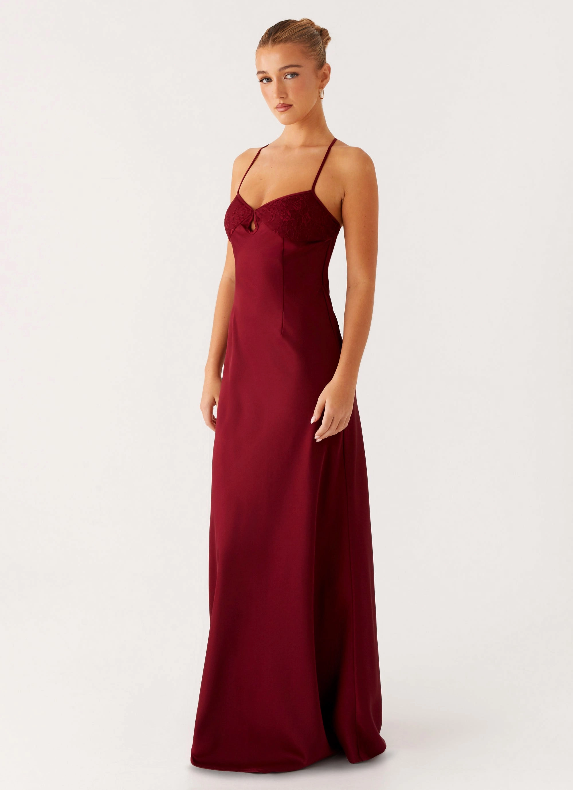 Comfy Fit Wear Versatile Comfort Wear Joanie Maxi Dress - Maroon