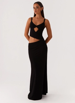Walk Grace Jocelyn Maxi Dress - Black
