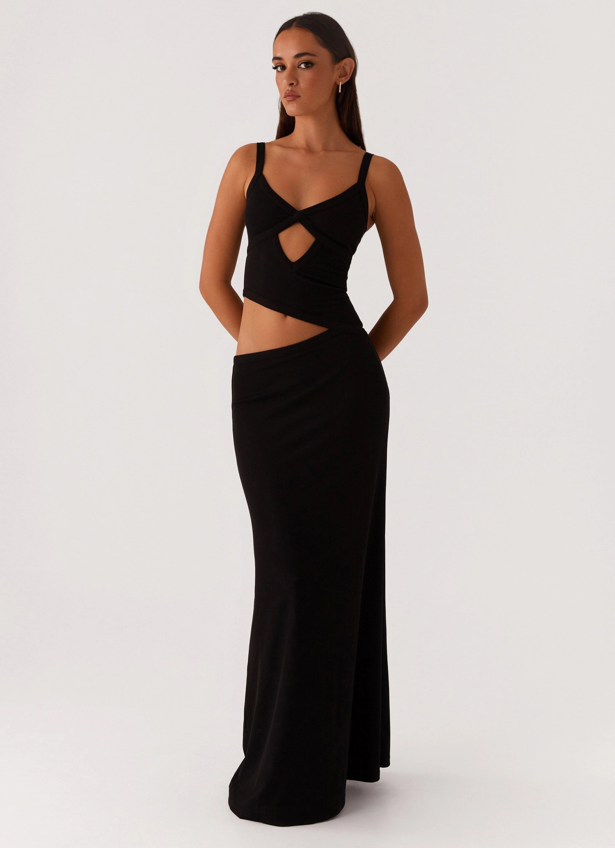 Walk Grace Jocelyn Maxi Dress - Black