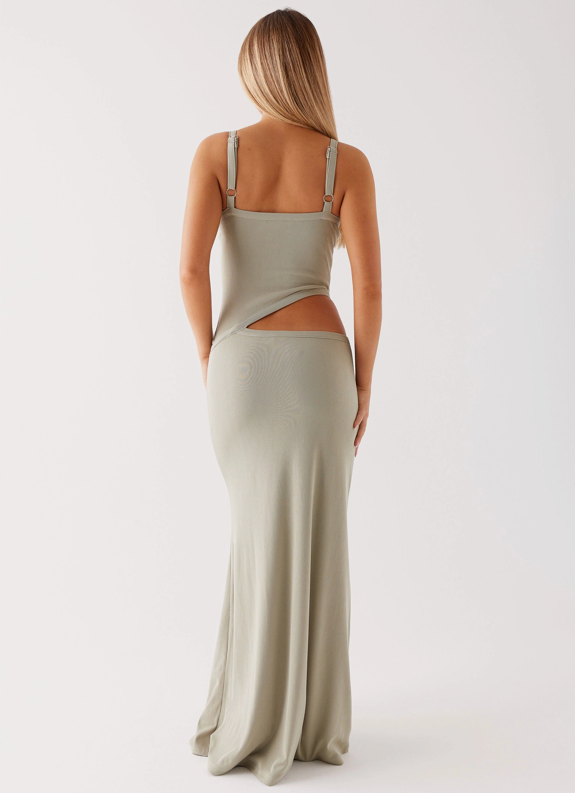 Relaxed Comfort Look Flattering Lines Jocelyn Maxi Dress - Sage