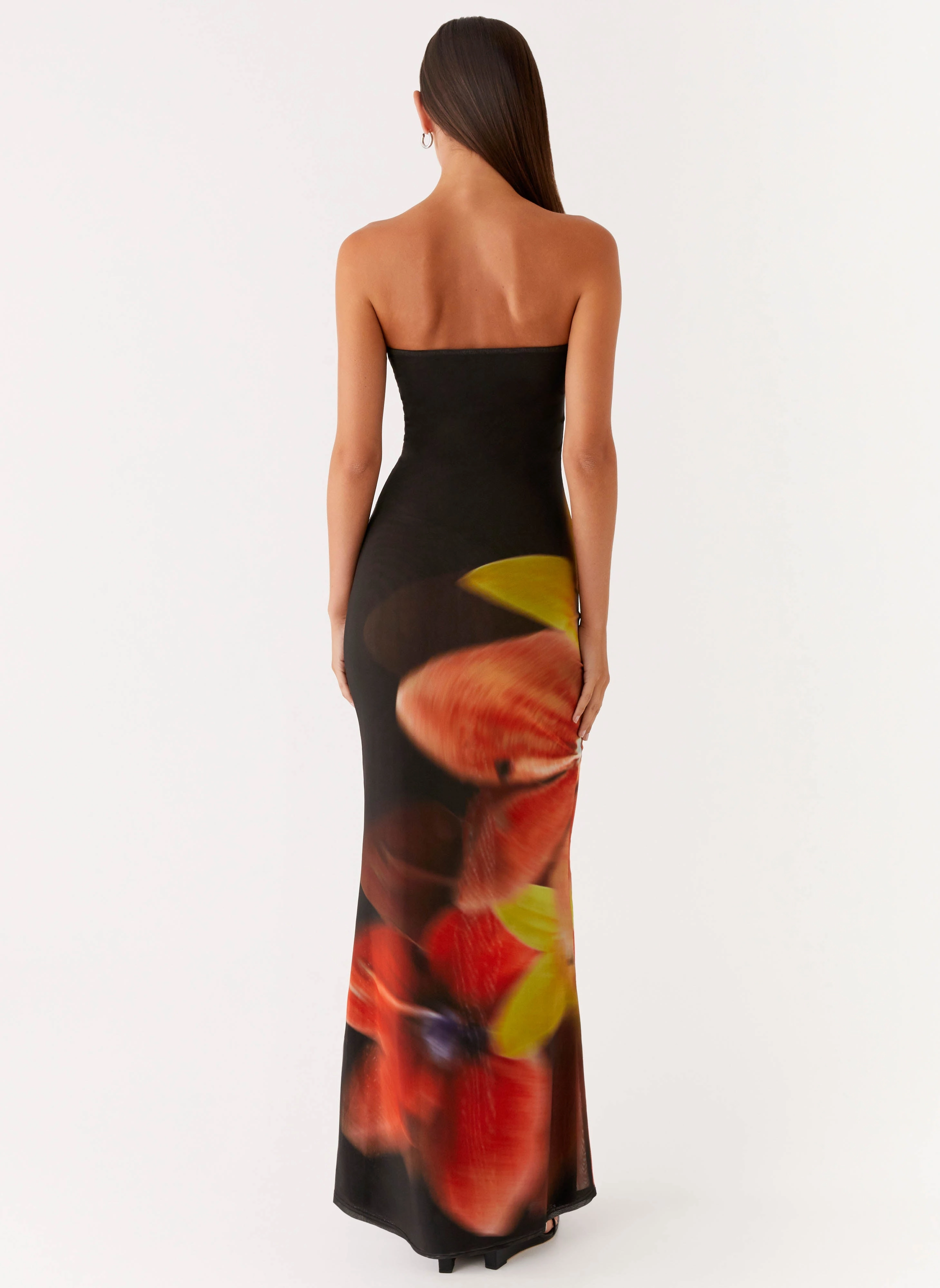 Jorja Maxi Dress - Moody Floral Fall Ready Soft Structure