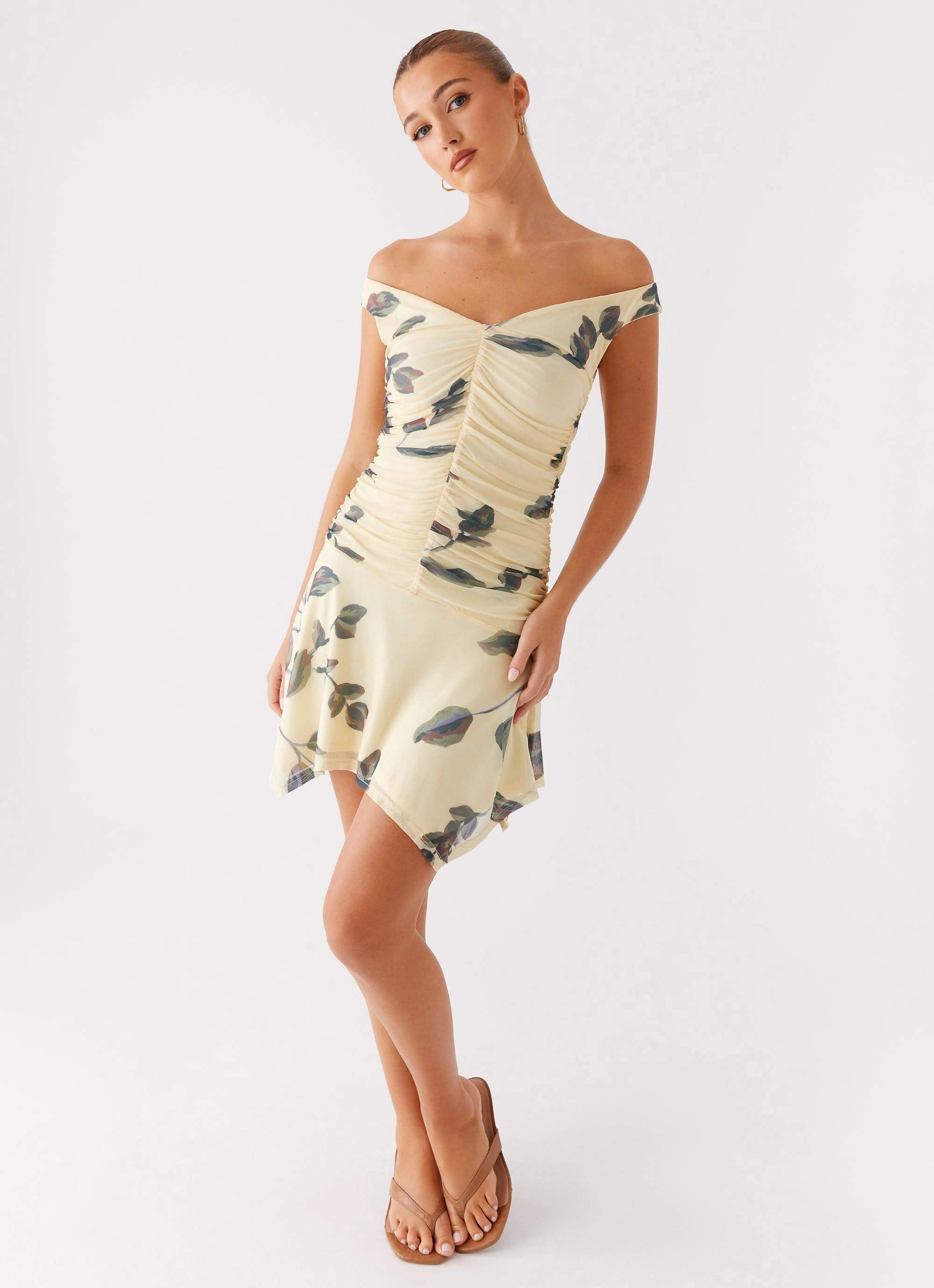 Josette Mini Dress - Buttercream Bliss Animal Print Weekend Favorite