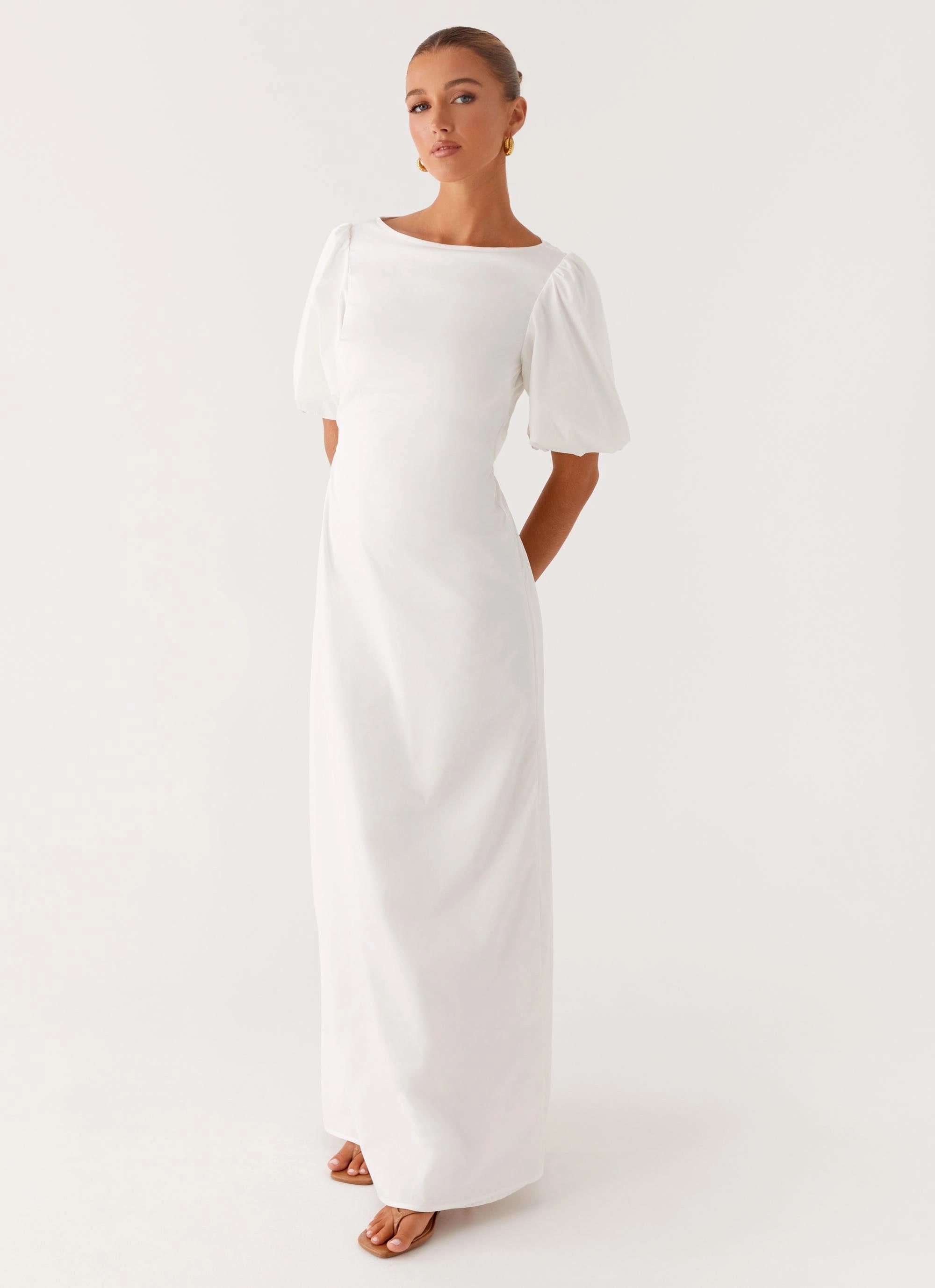 Chill Friendly Judy Maxi Dress - White