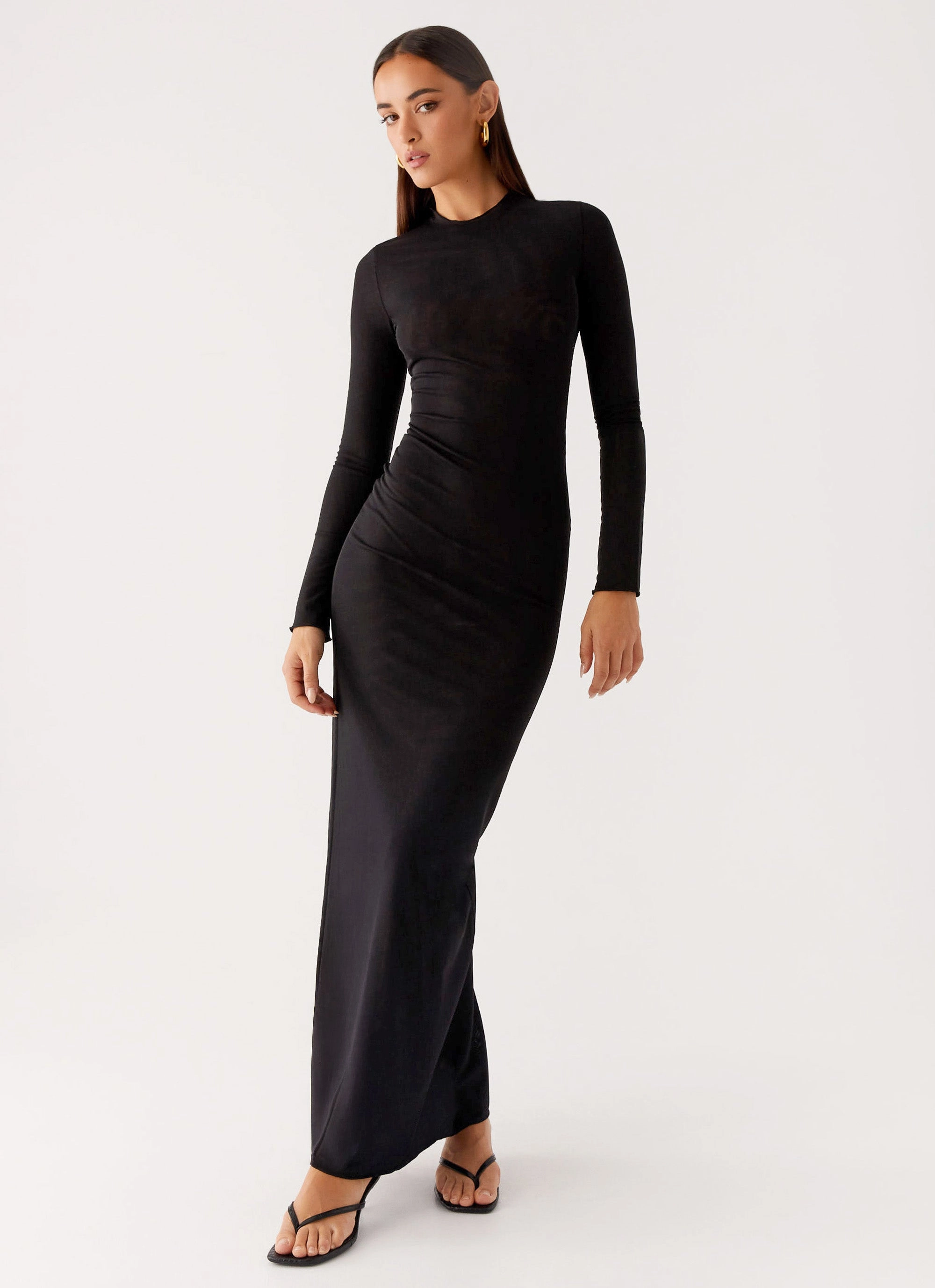 Sleek Wear Kamora Maxi Dress - Black