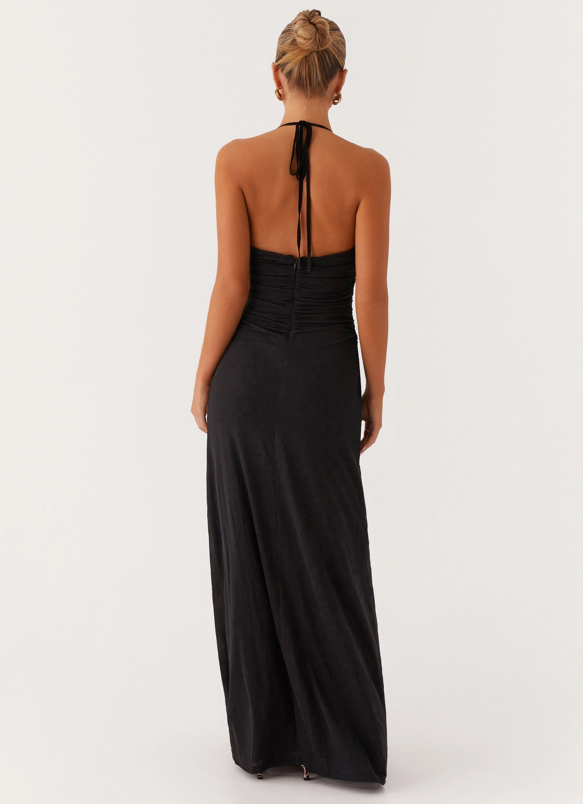 Elegant Line Flattering Lines Kansas Maxi Dress - Black