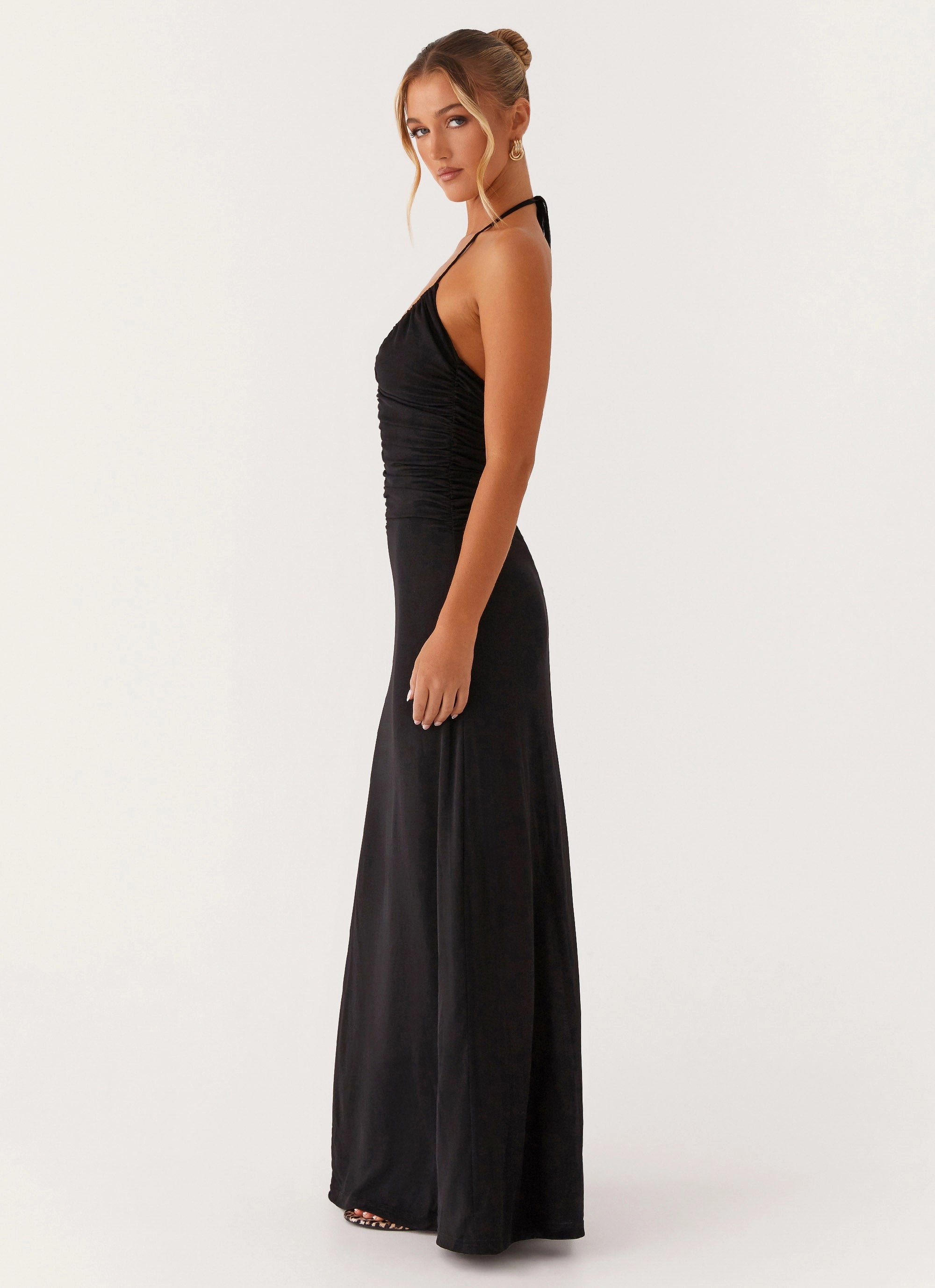 Kansas Maxi Dress - Black Calm Flow
