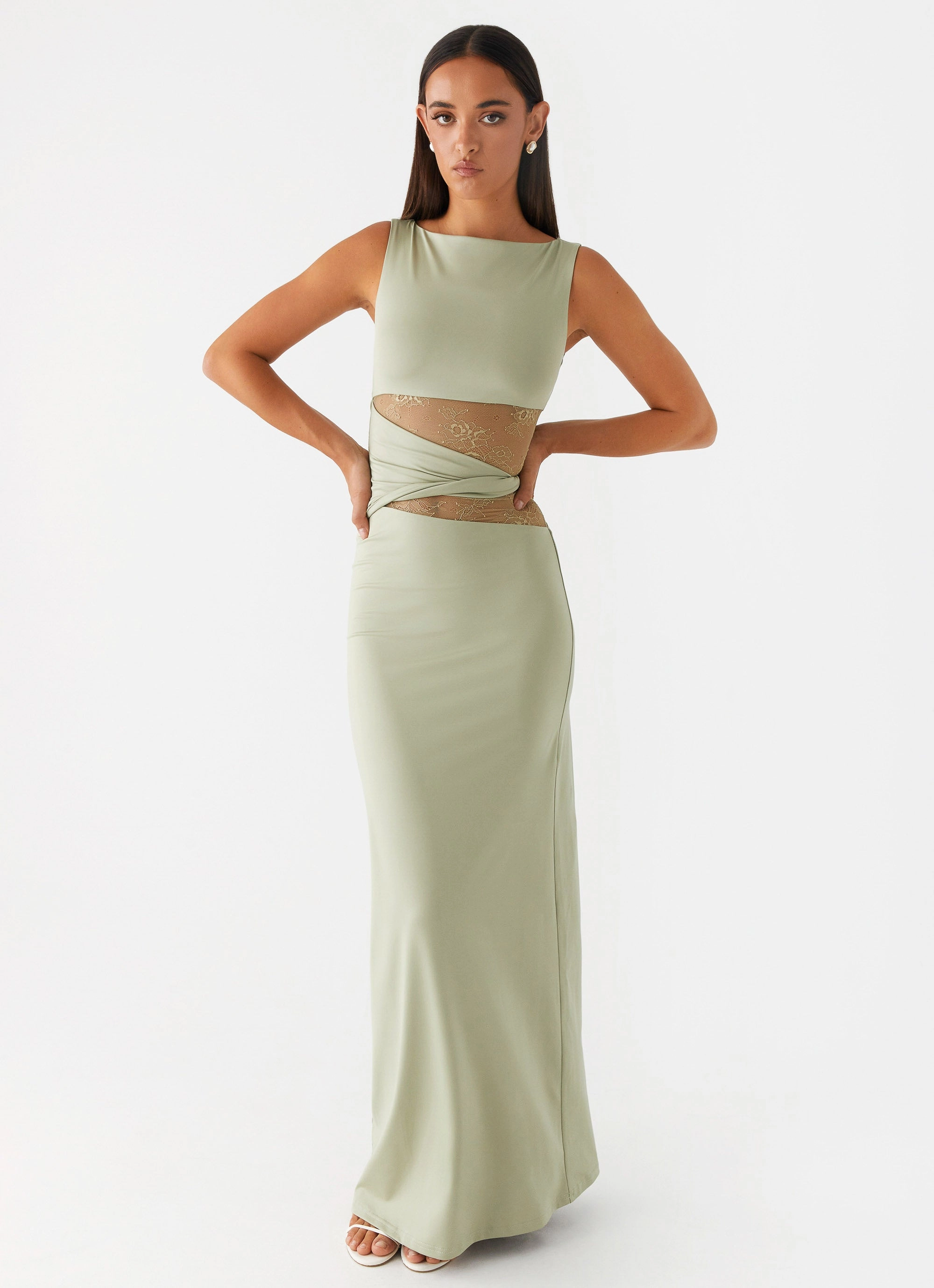 Style Moment Karma Maxi Dress - Sage