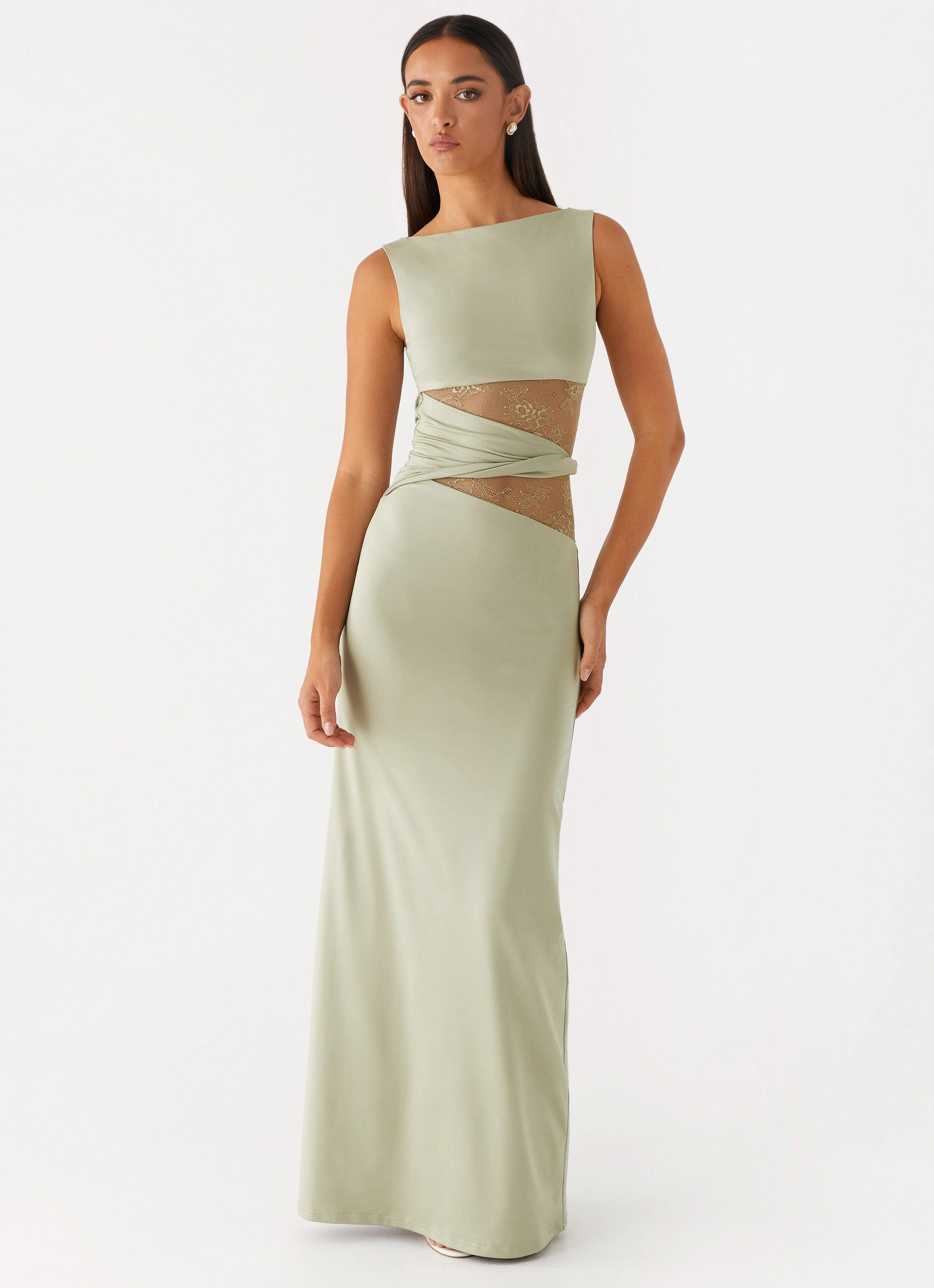 Karma Maxi Dress - Sage Fall Tone