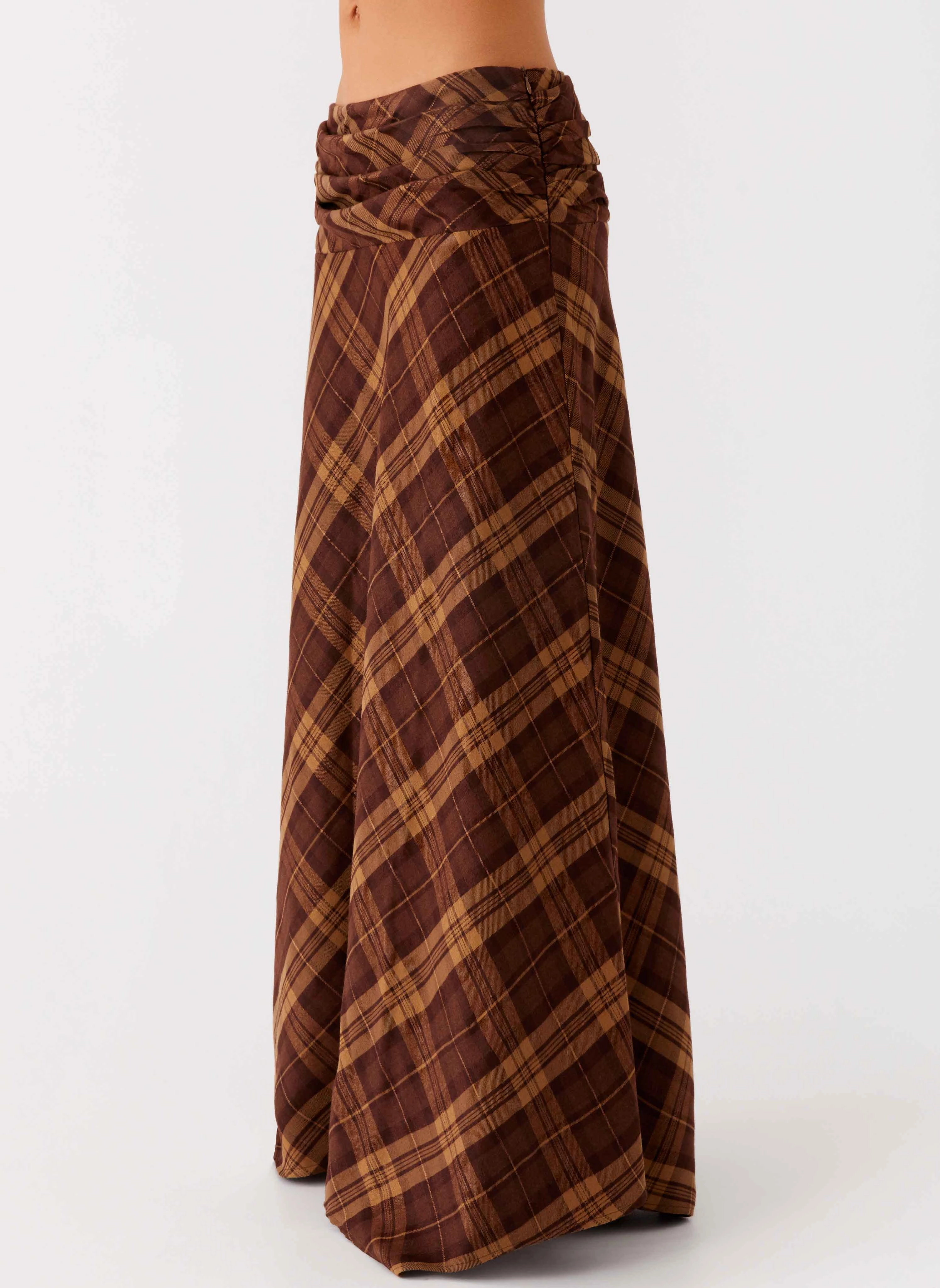 Karolina Maxi Skirt - Plaid Signature Line