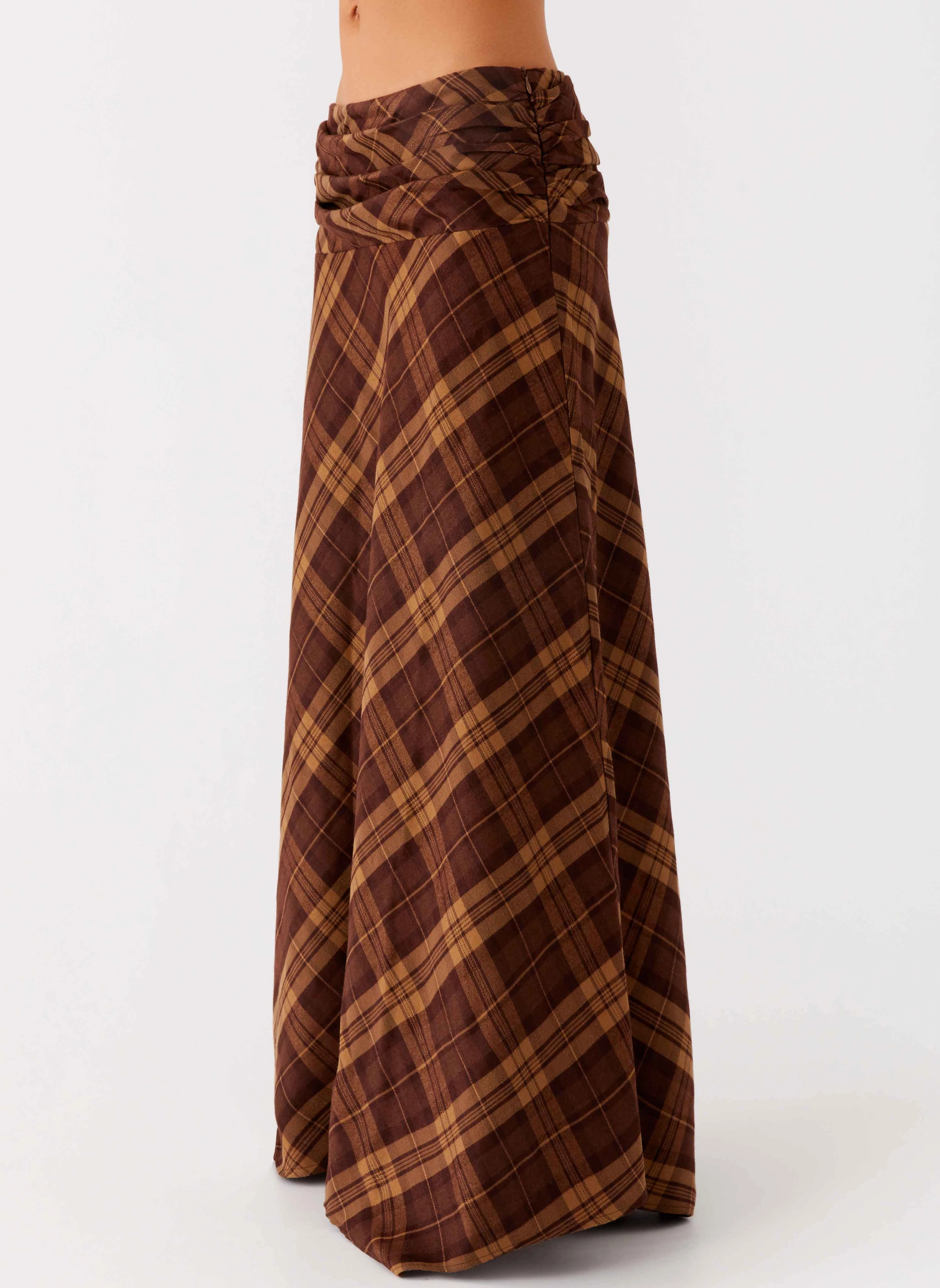 Street Ready Karolina Maxi Skirt - Plaid