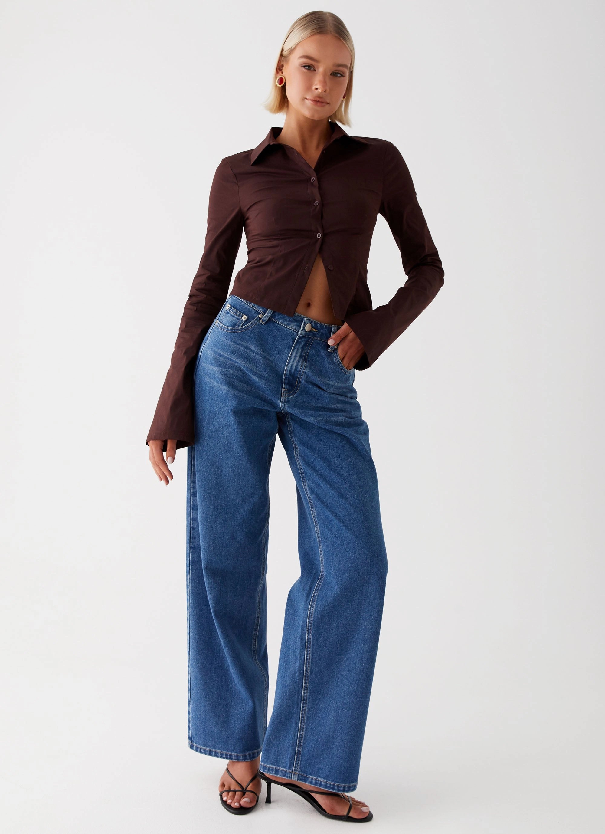 Keanna Low Rise Jeans - Indigo Wear It All Travel Outfit Professional Wear
