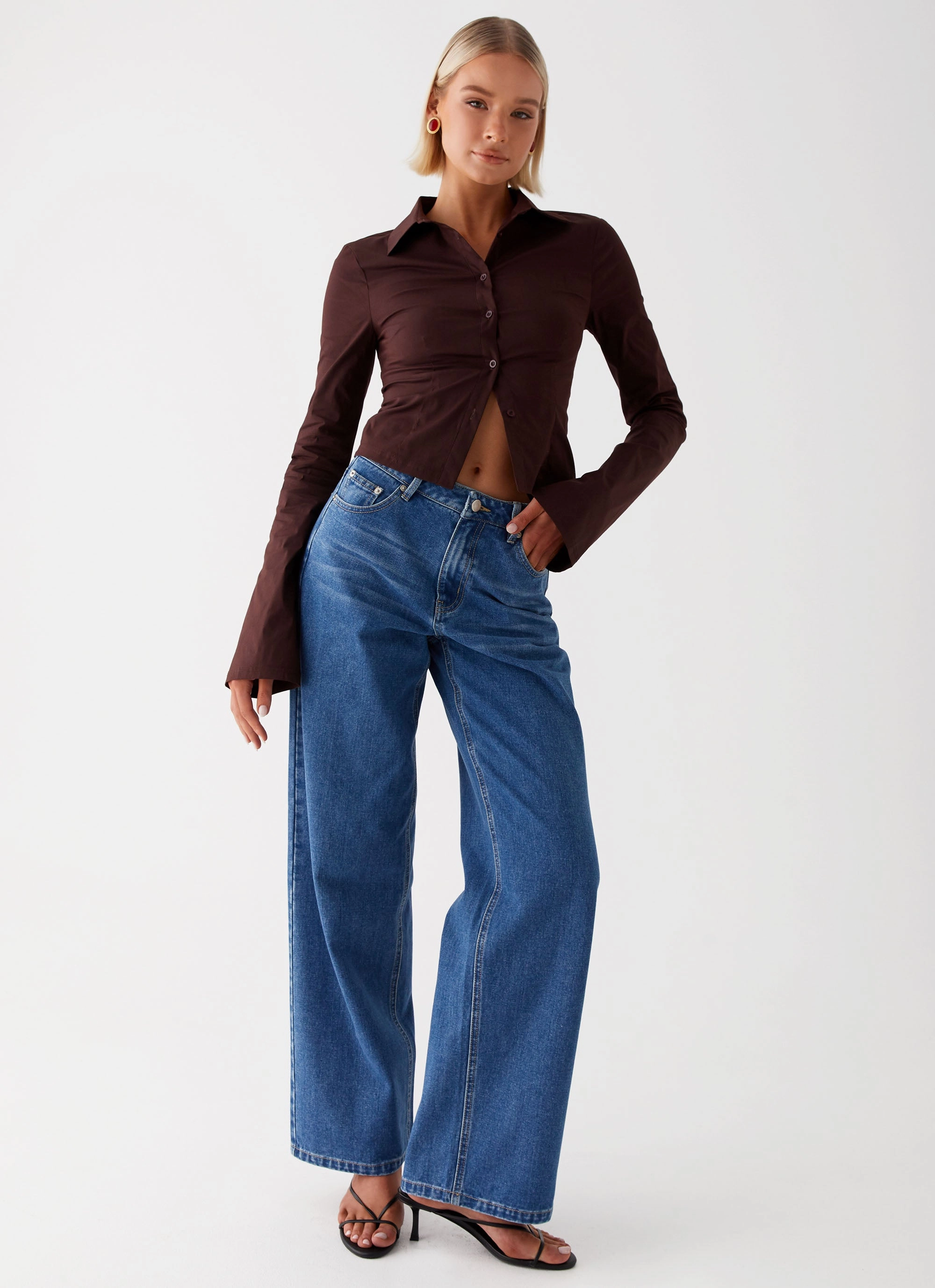 Keanna Low Rise Jeans - Indigo Weekend Warrior Festival Outfit Smooth Outfit Ideas