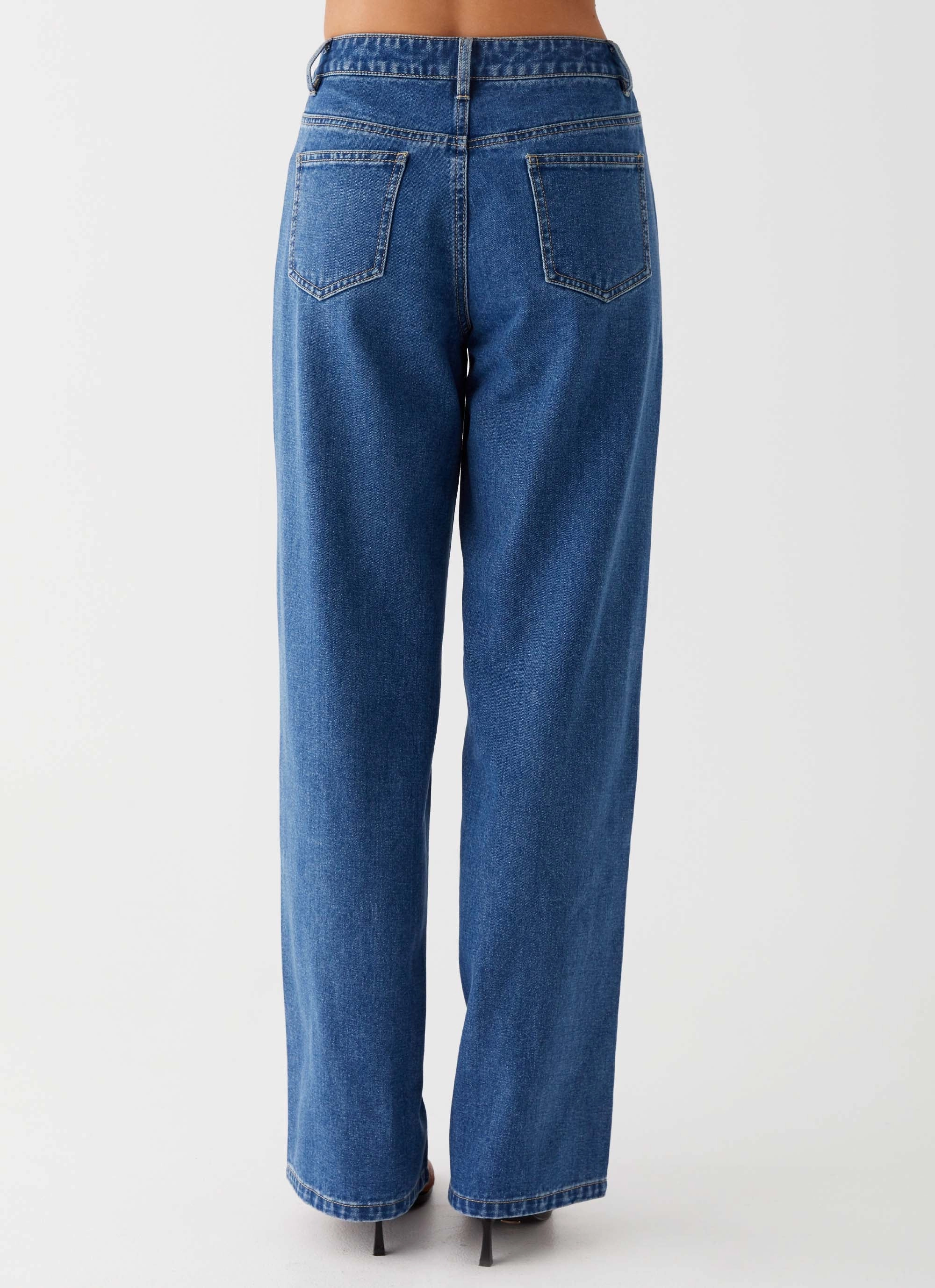 Keanna Low Rise Jeans - Indigo Urban Uniform