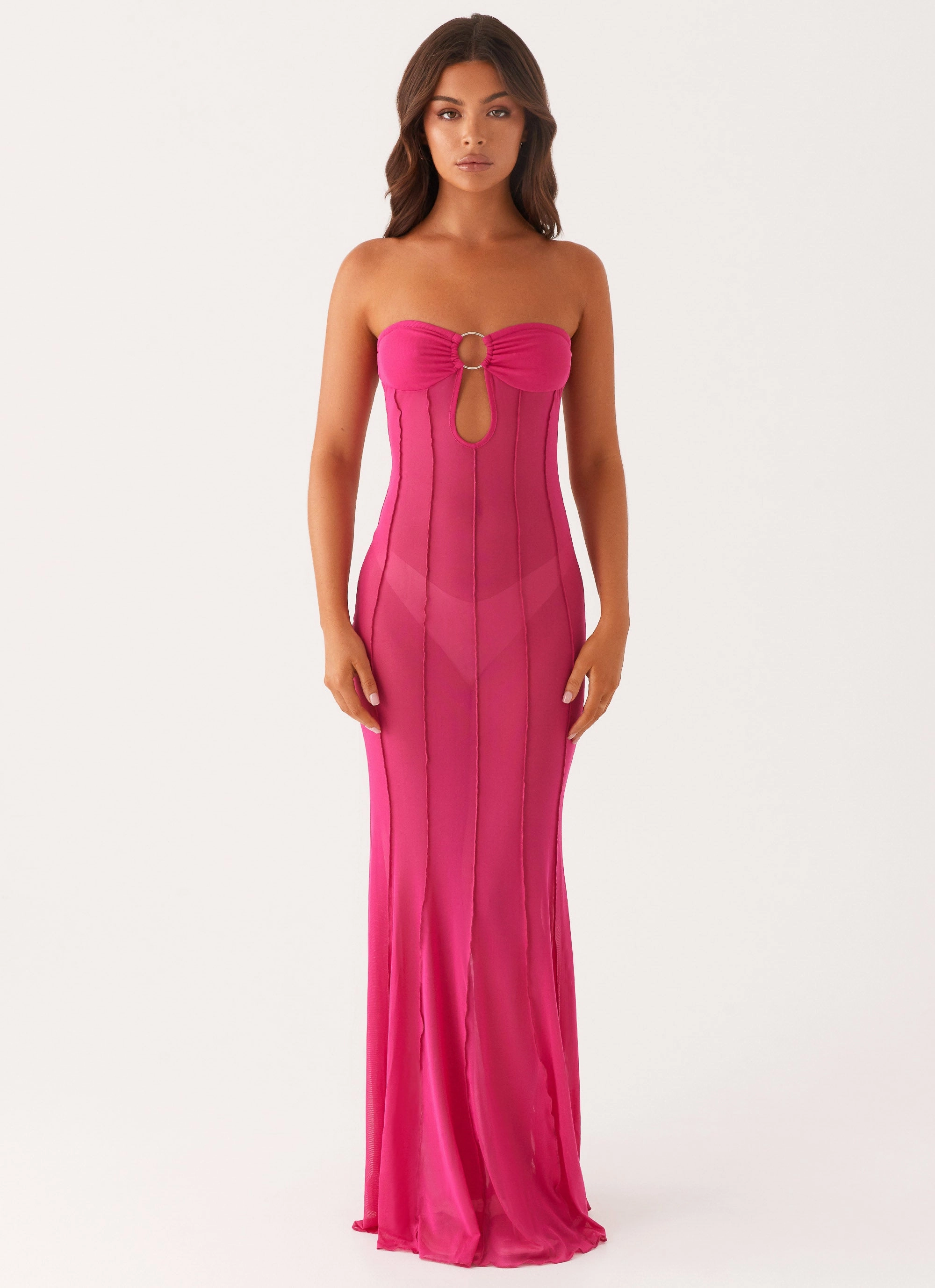 Kennedy Maxi Dress - Fuchsia Charming Design