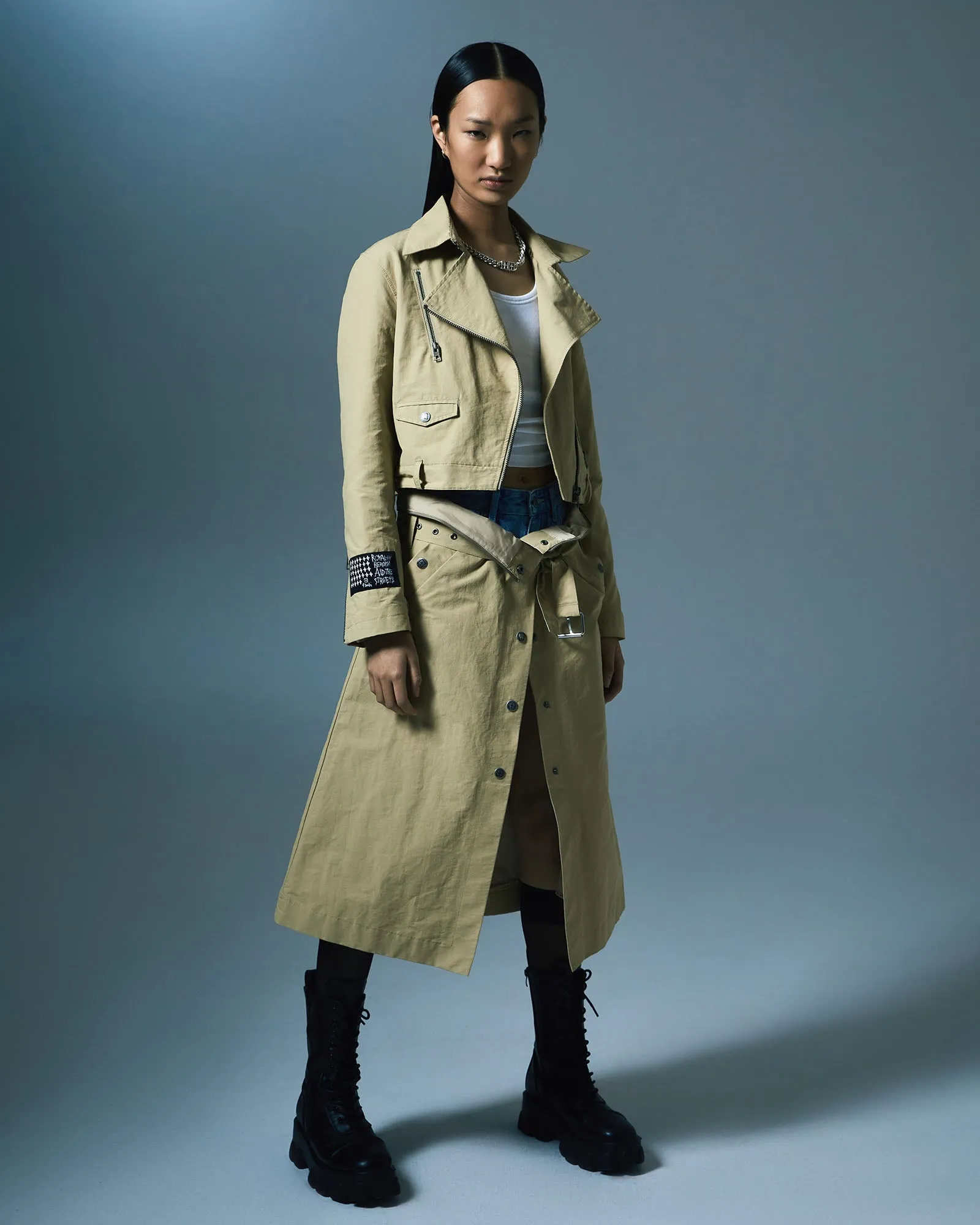 INCOGNITO BIKER/TRENCH KHAKI family trip