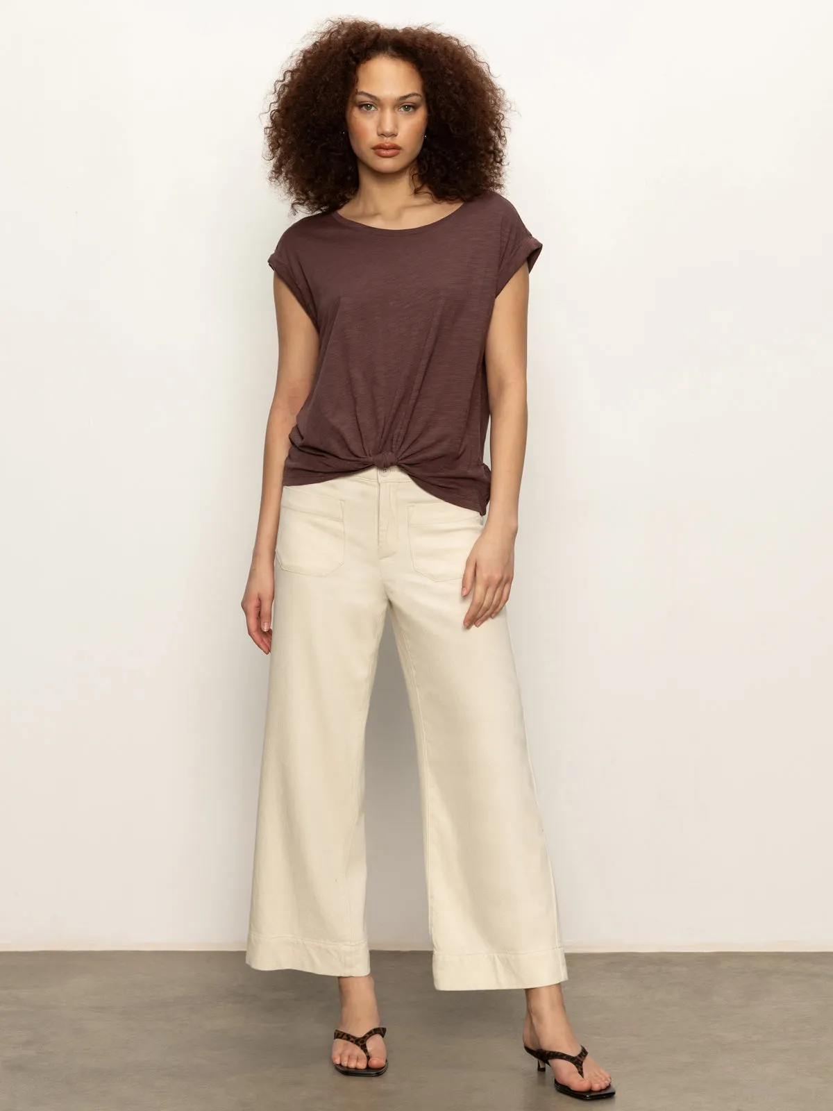 Reinforced Shoulder Ergonomic Pattern Design Knotted Muscle Tee Mesa