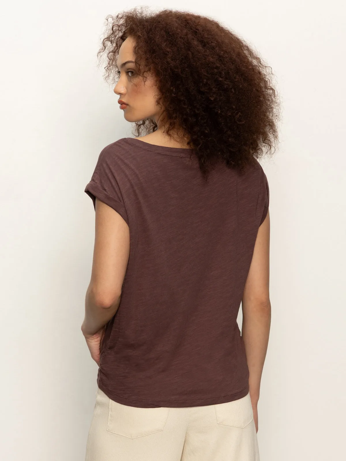 Knotted Muscle Tee Mesa RibbedHemline