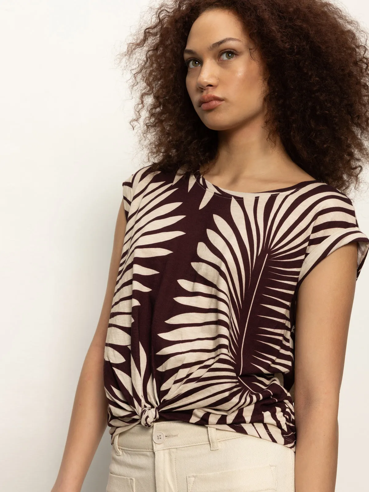 Flatlock Seam Technique Knotted Muscle Tee Mesa Palm