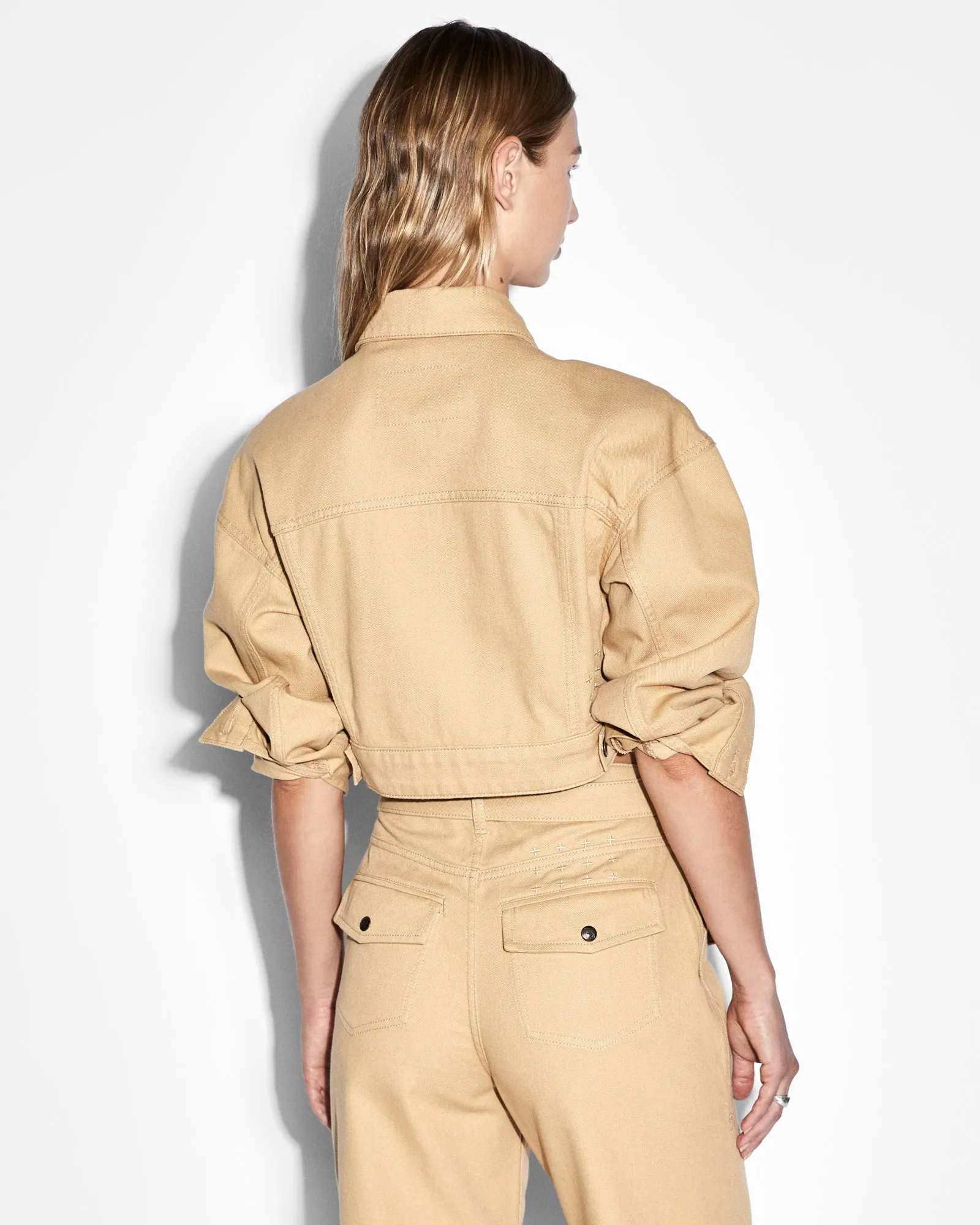 KOMMAND JACKET CARAMEL Mesh Backed Hood Multi Pocket Design