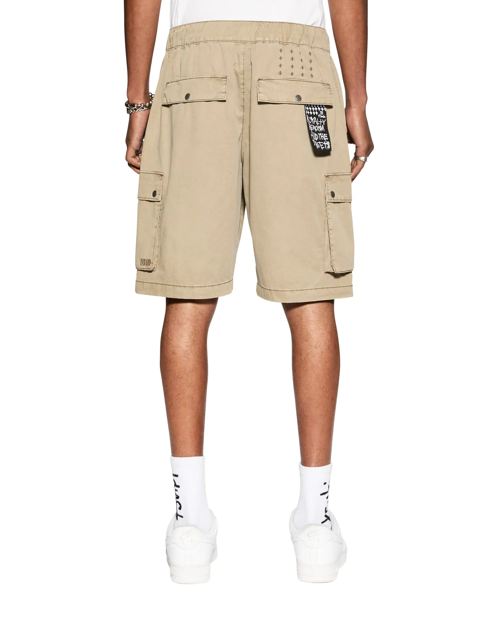 QuickReleaseBuckle Bonded Seam Technology KRUSH CARGO SHORT FOG Tagless Design