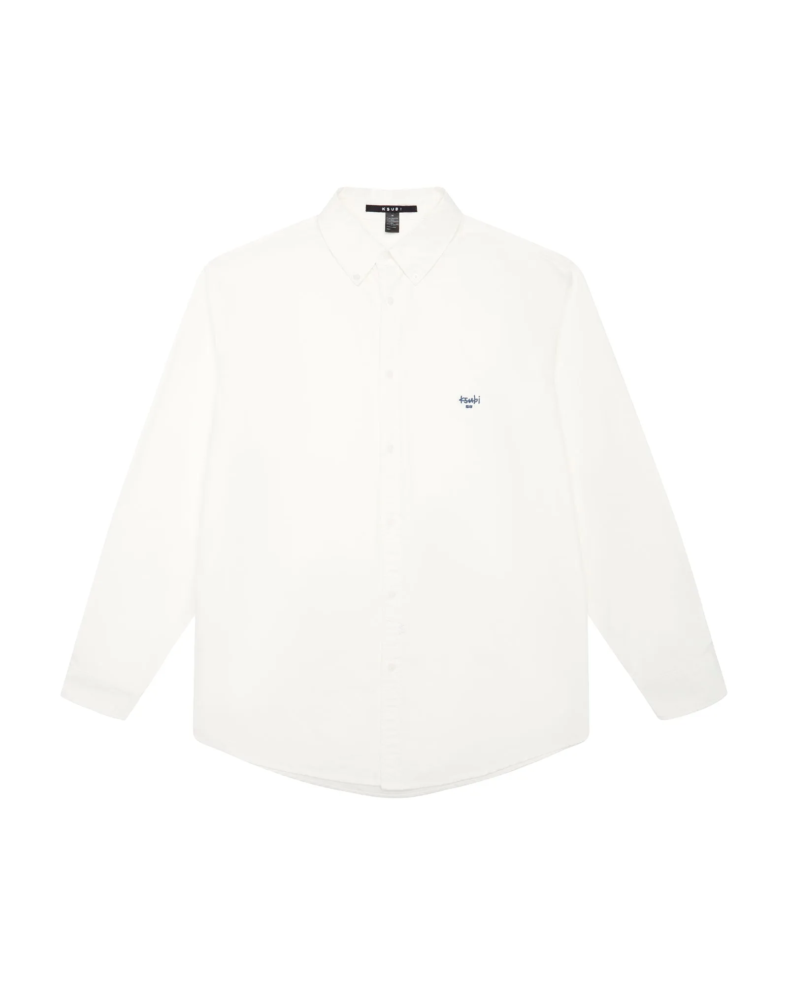 Casual Fit Glide On Mobility Cut KSIGNATURE BUTTON DOWN LS SHIRT WHITE