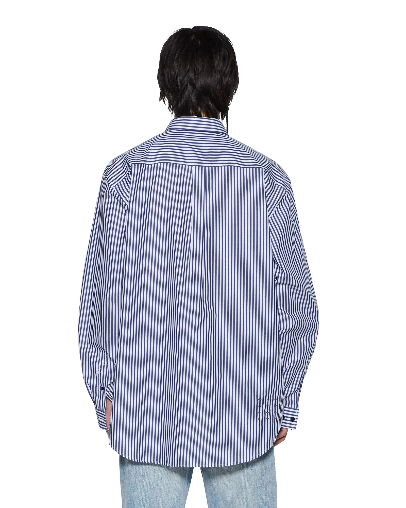 KSIGNATURE LS SHIRT WHITE STRIPE Double Layered Knees