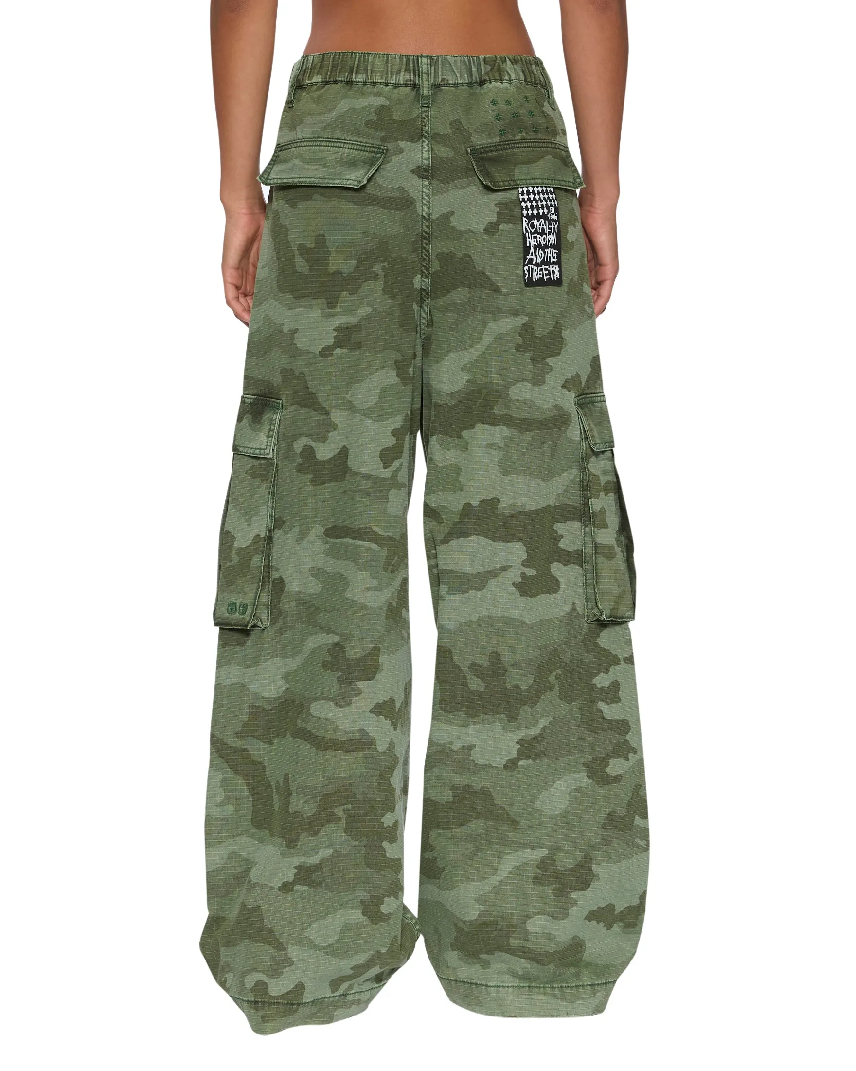 KSUPER CARGO PANT HASH CAMO OdorResistantTreatment