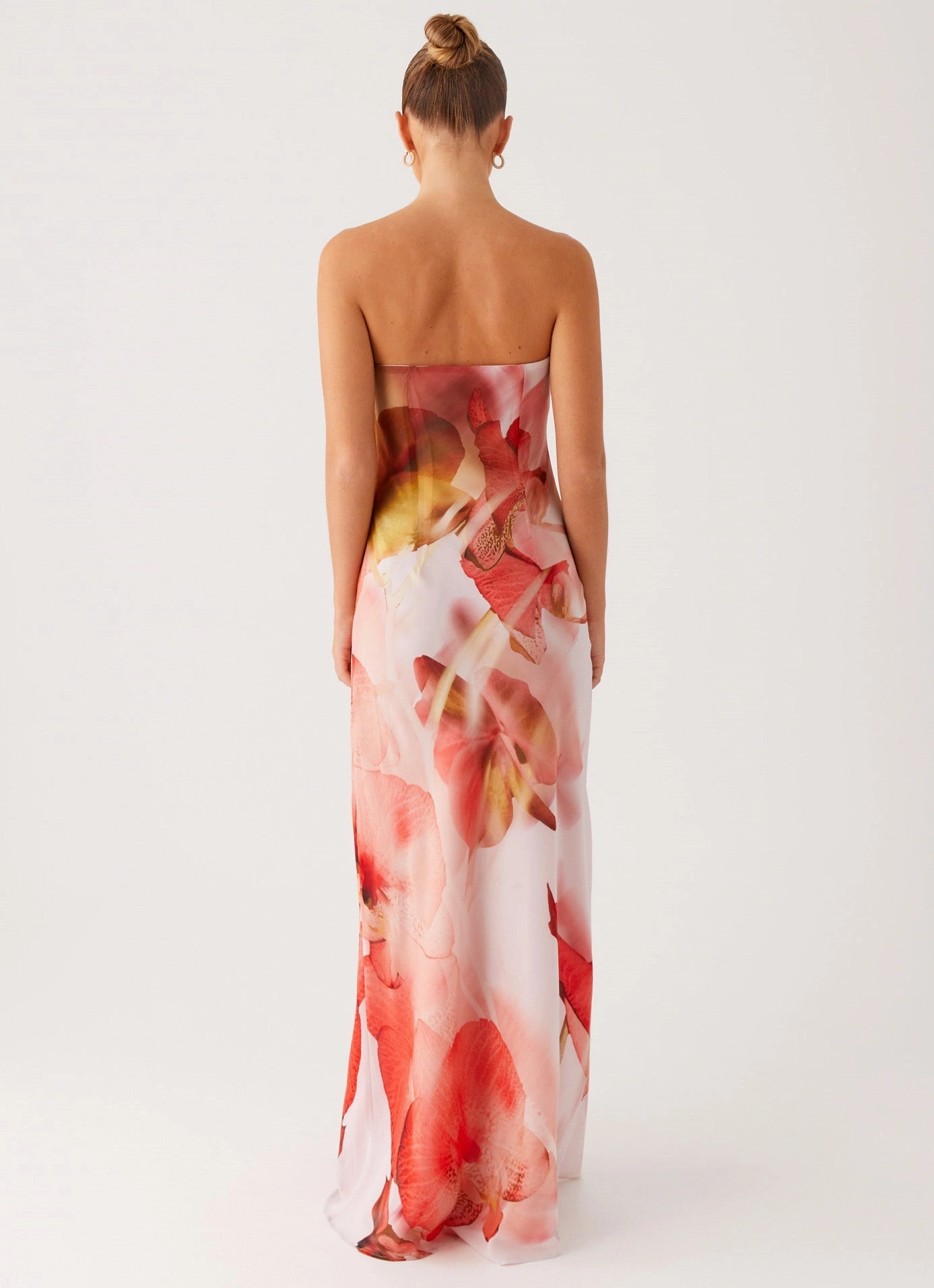 Evening Vibe Kunis Maxi Dress - Peach Rose