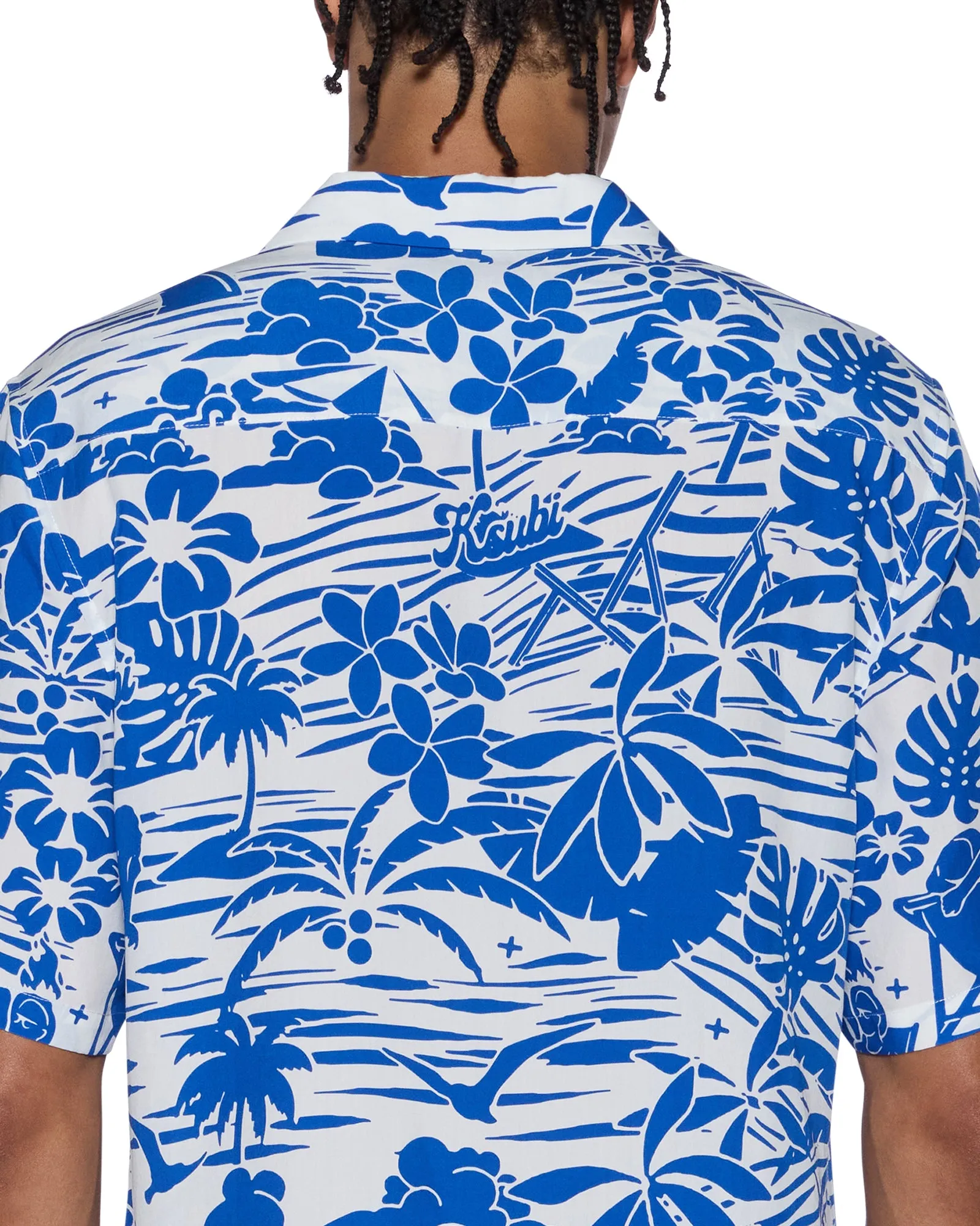 quick-drying LAGOON SS RESORT SHIRT BLUE