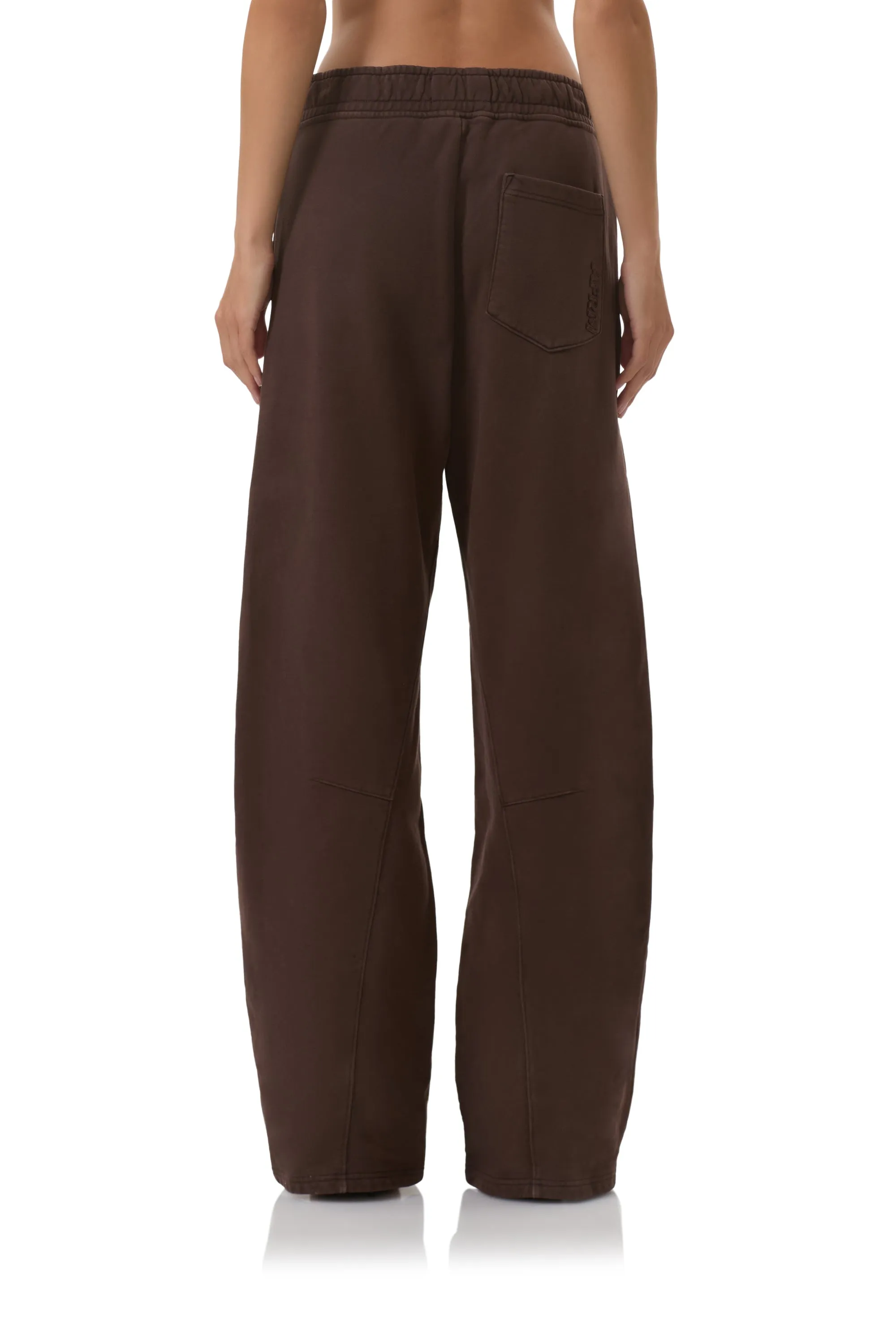 Finley Straight Leg Sweatpant - Espresso Cozy And Stylish