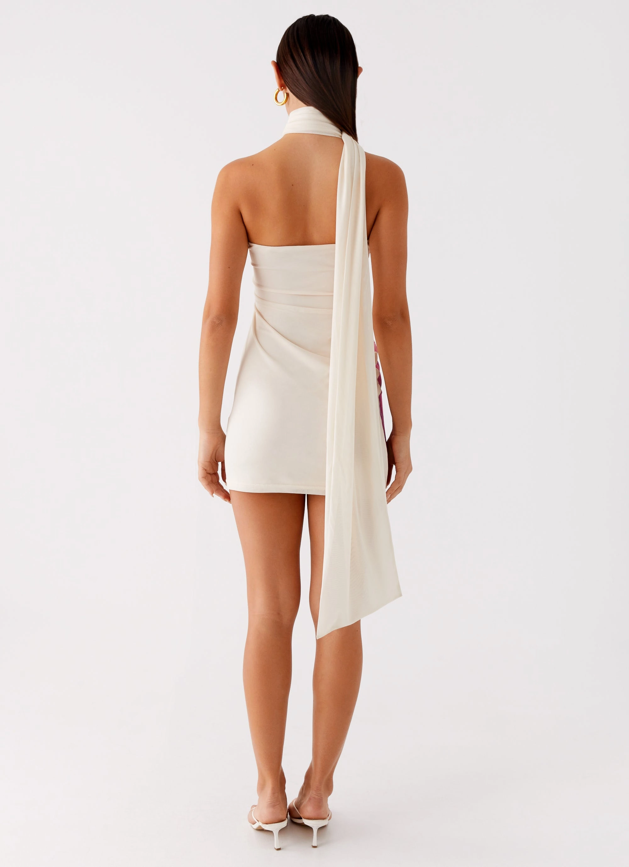 Minimal Detail Arcadia Mini Dress - Ivory