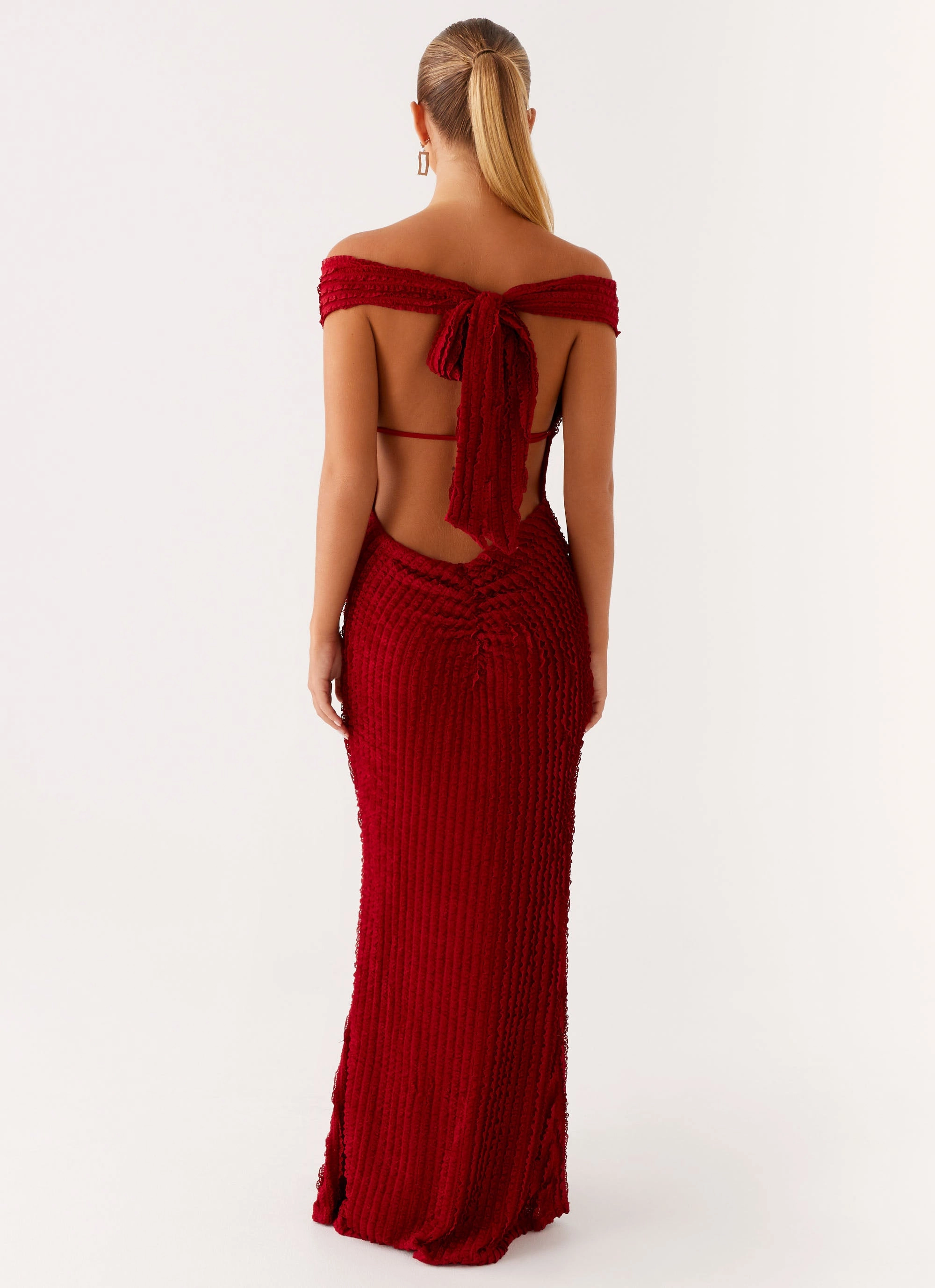 Spring Garden Chantelle Maxi Dress - Red