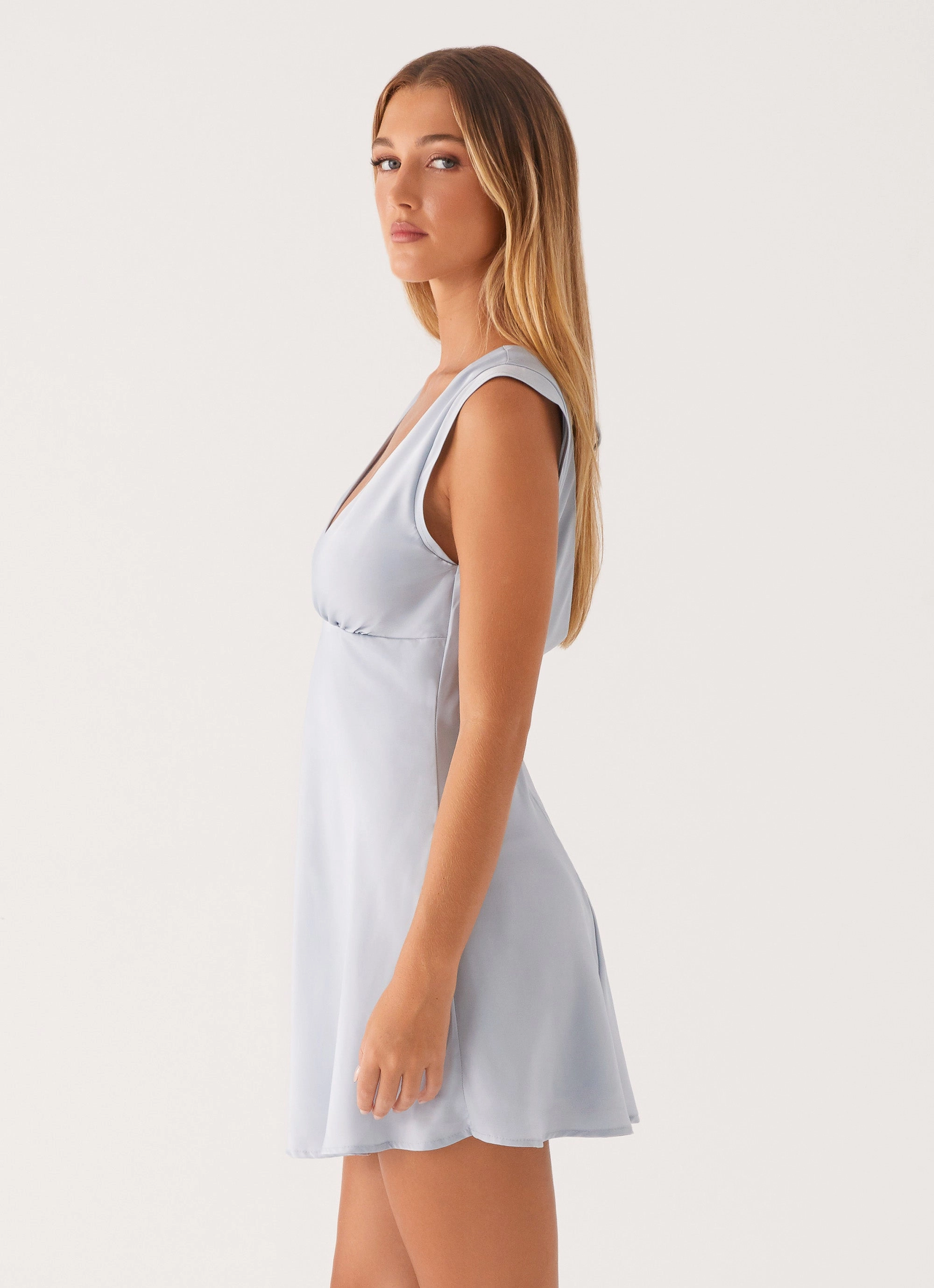 Layton Mini Dress - Blue Style Staple