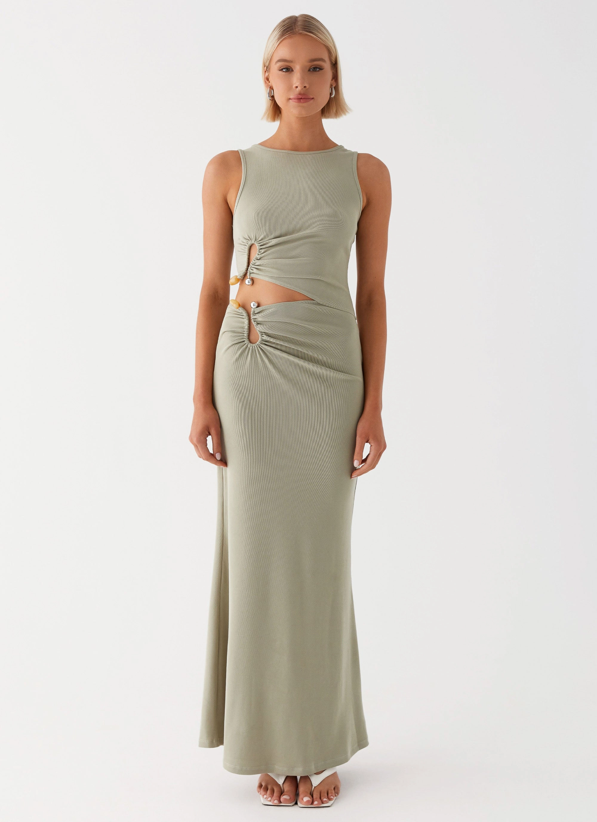 Snag-Resistant Lennox Maxi Dress - Sage