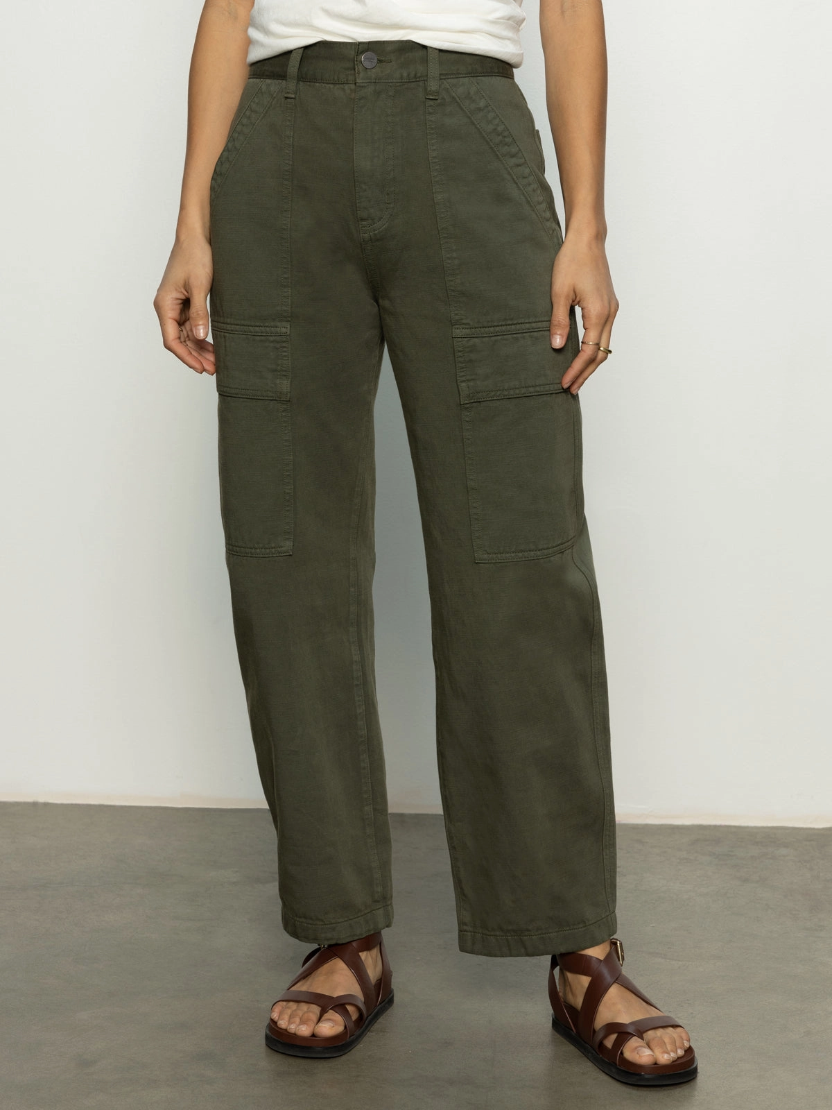 Boyfriend Utility Pant Kalamata Reflective Accent Trim