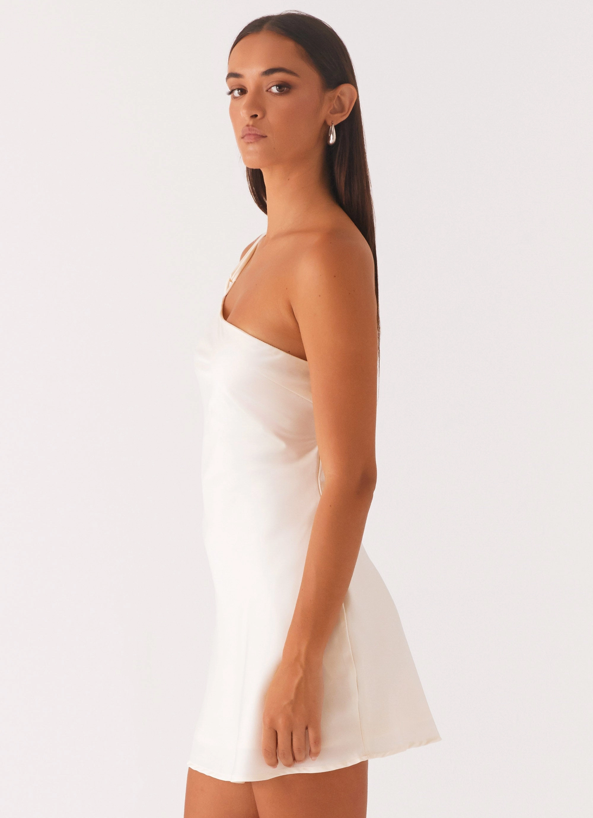 Lights Out Mini Dress - Pearl Polished office dress