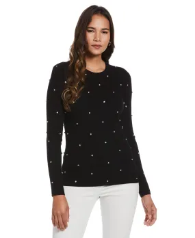 Embellished Sweater AntiPillingTechnology UVProtective Coating