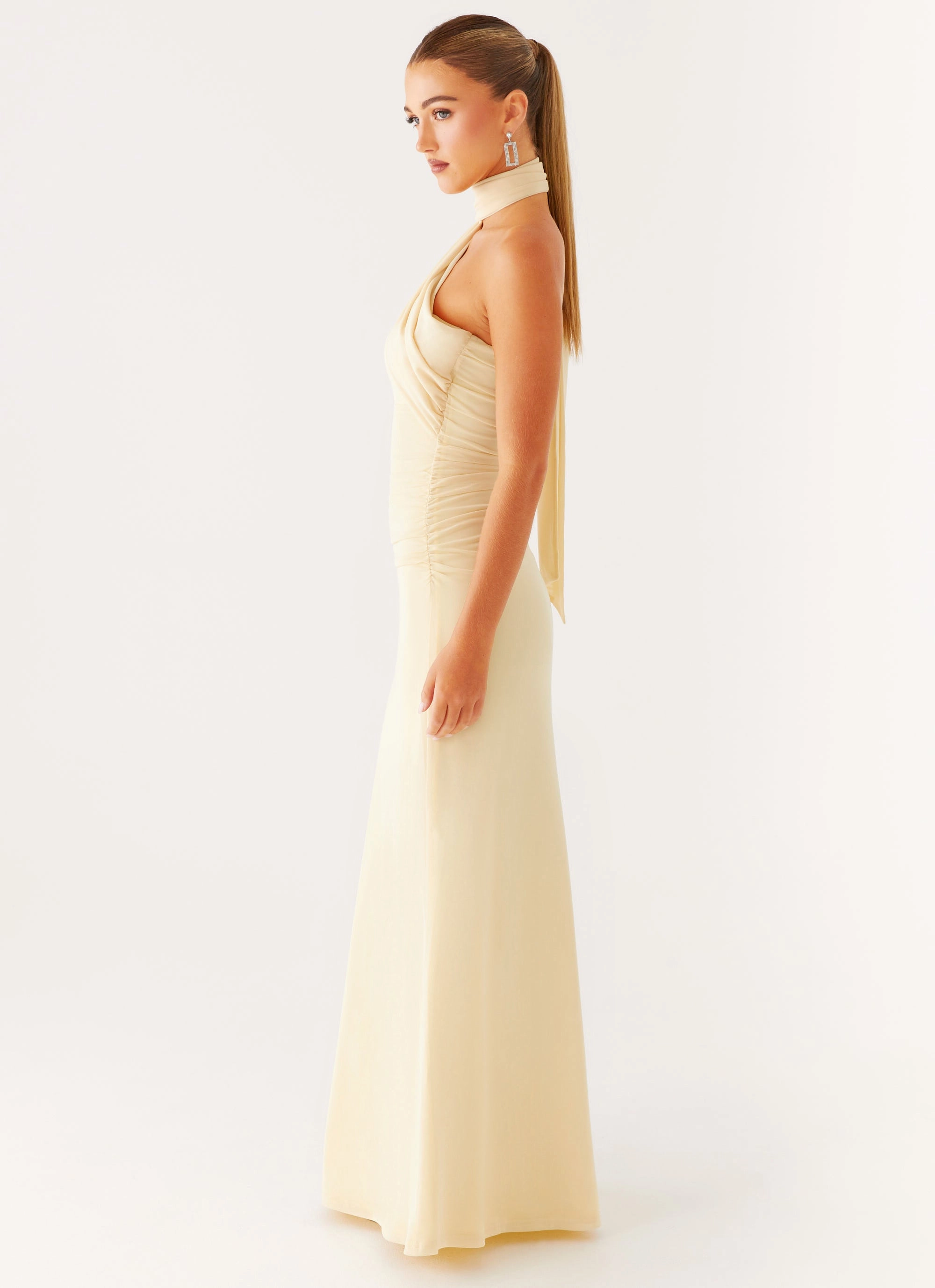 Songbird Maxi Dress - Yellow Midnight Mood
