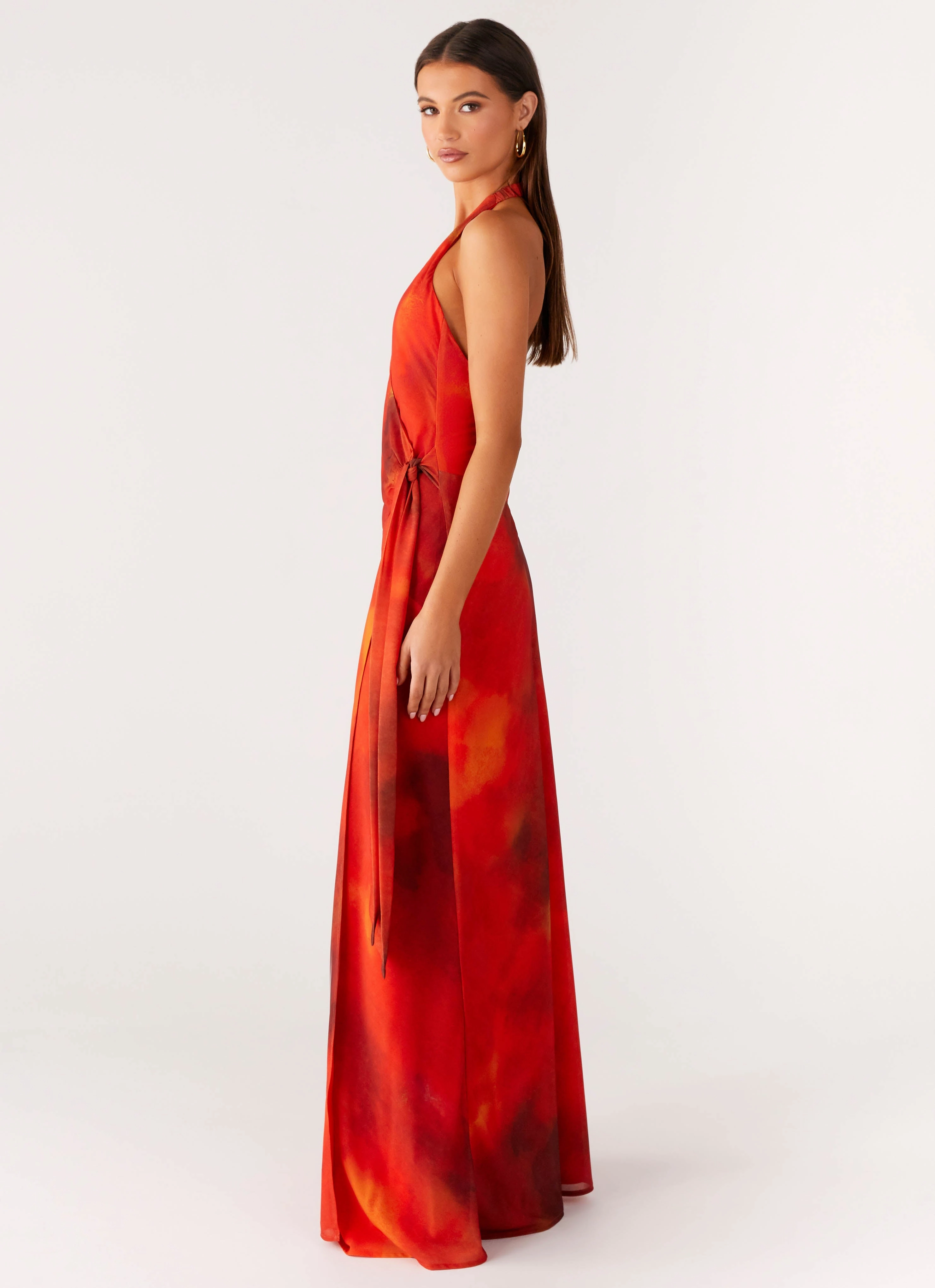 Timeless Fit Work Comfort So Chic Maxi Dress - Scarlet Blur