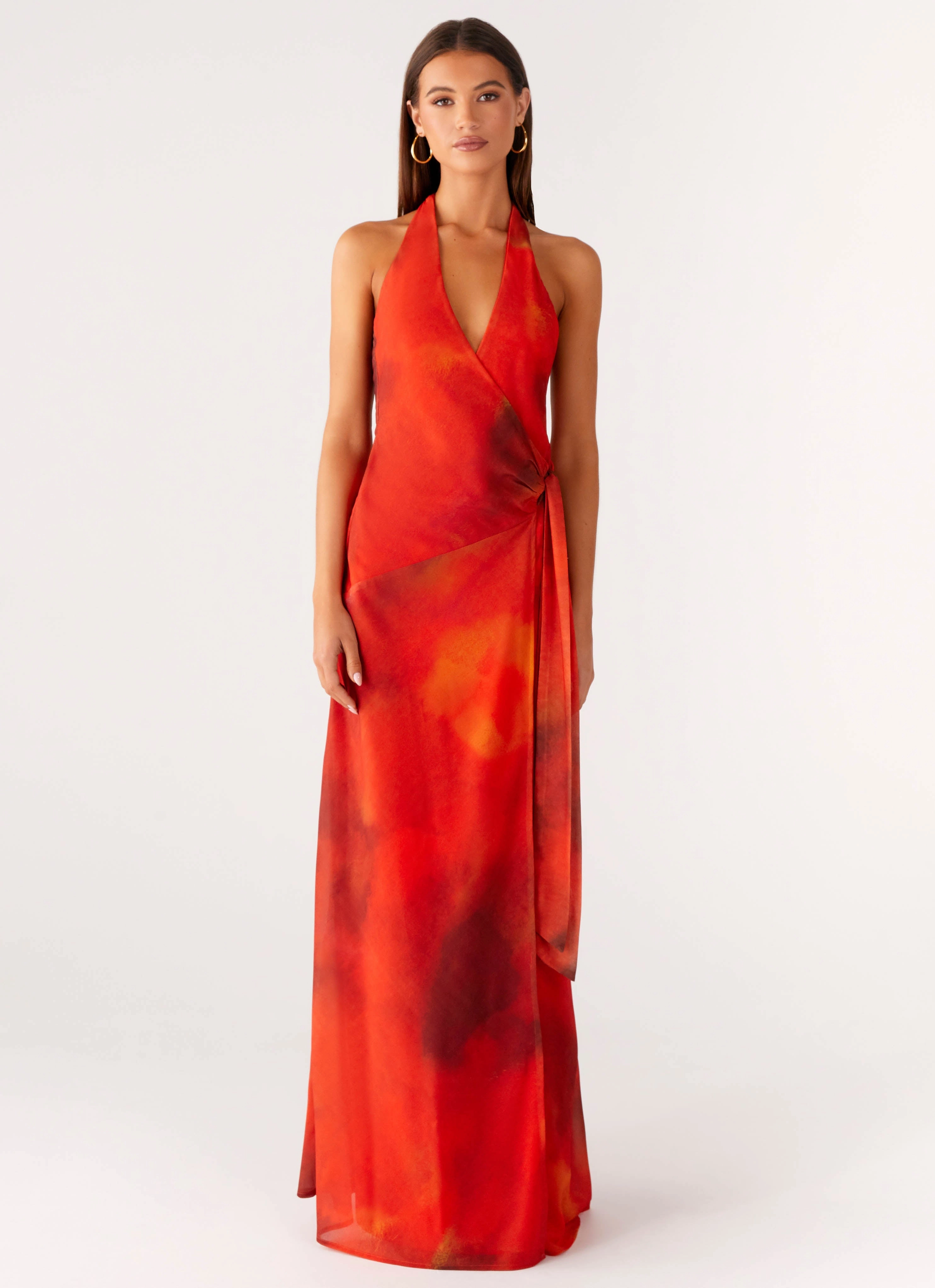 Chill Comfort So Chic Maxi Dress - Scarlet Blur
