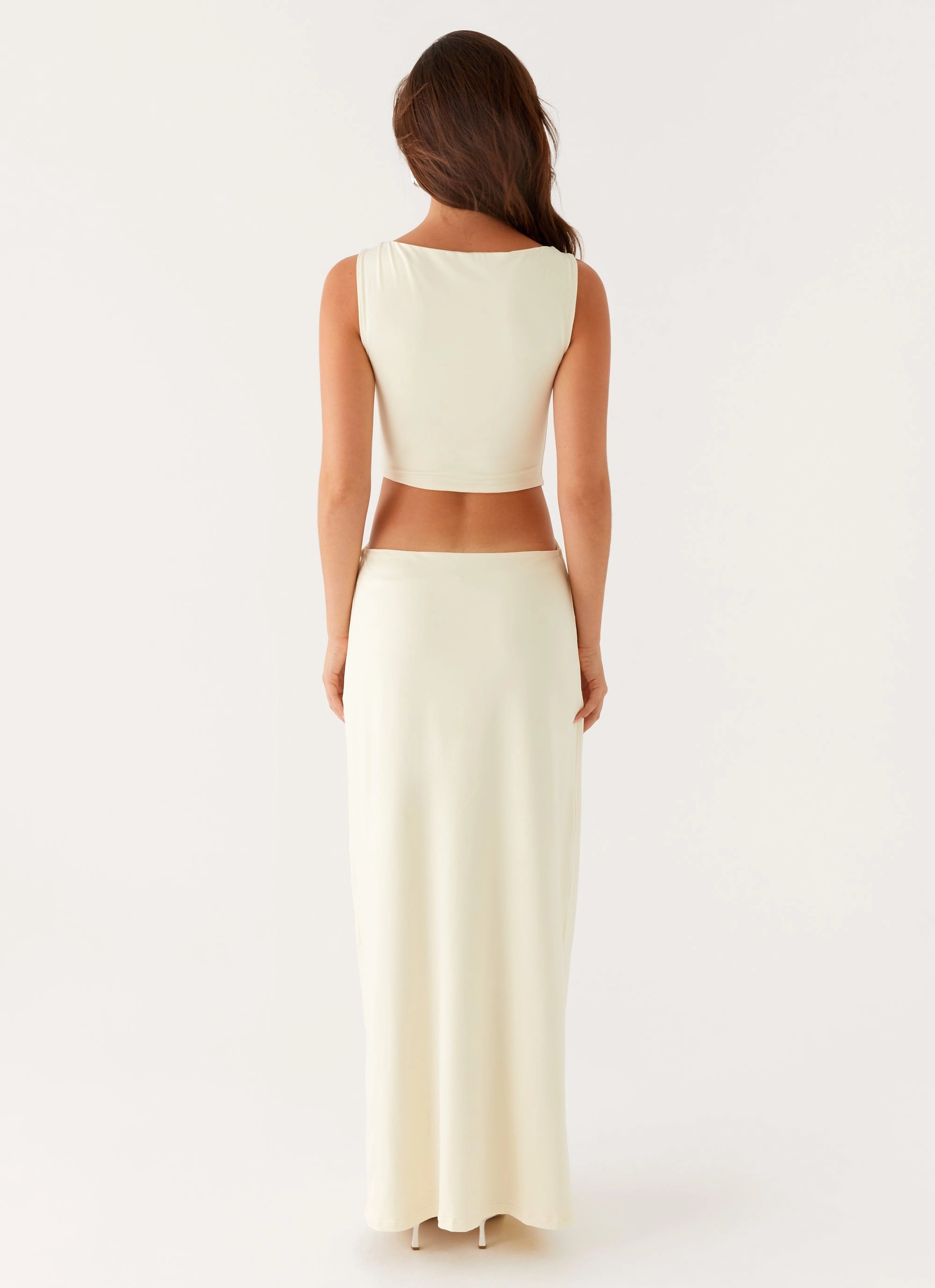 Lilabelle Twist Maxi Dress - Yellow Cool Undertone