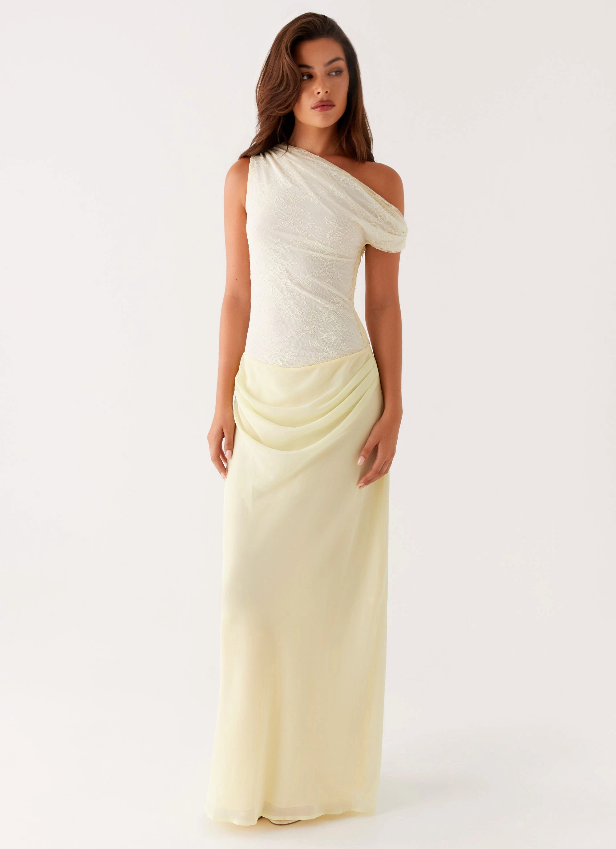 Lili Maxi Dress - Yellow Sage Glow