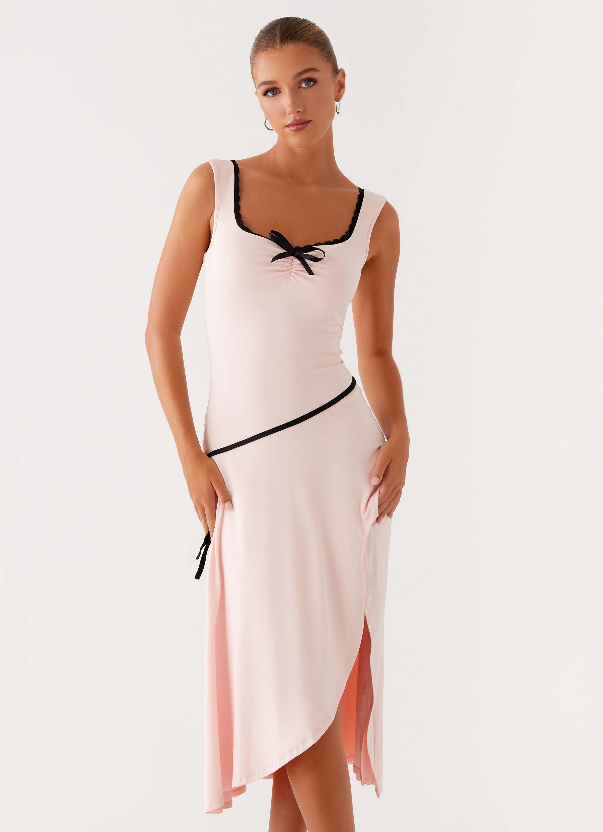 Ethically-Made Darlene Midi Dress - Pink