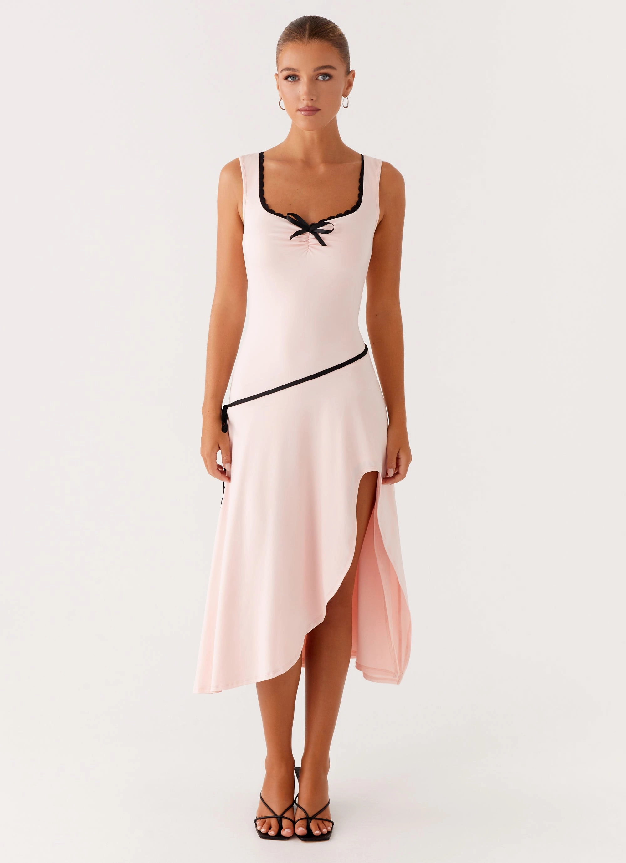 Darlene Midi Dress - Pink Travel Outfit Clean Touch