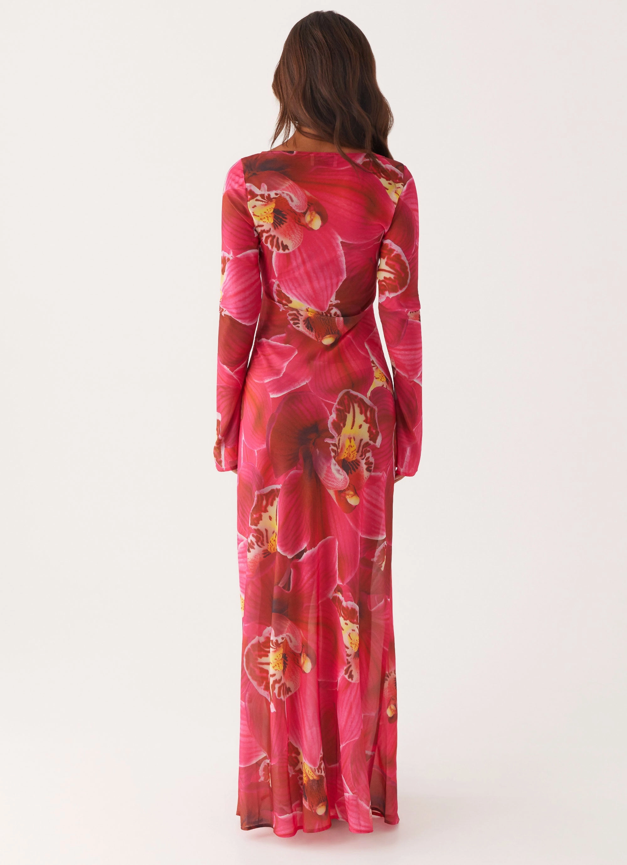 Fitted Base Lorde Maxi Dress - Orchid Pink