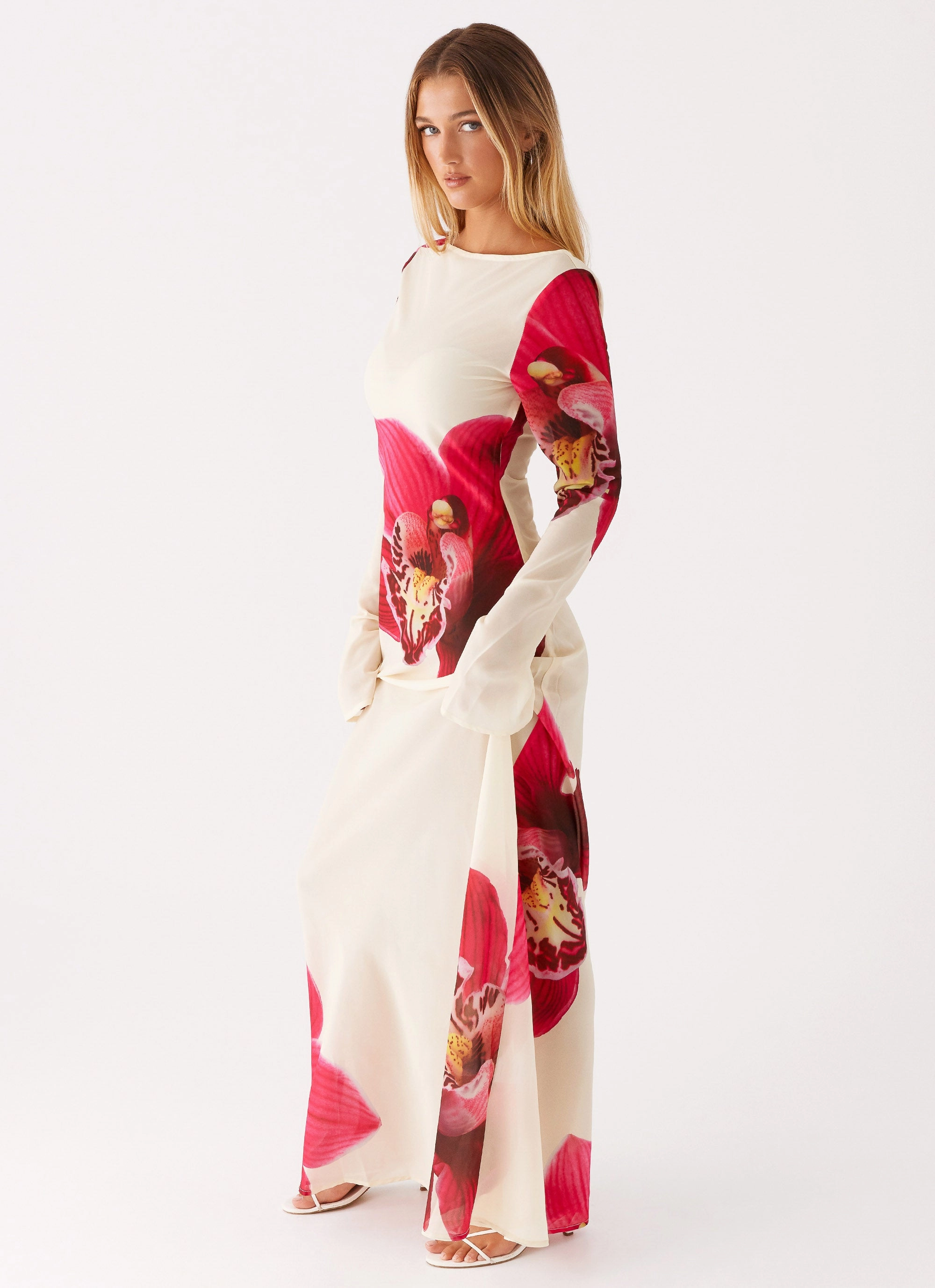 Texture Feel Lorde Maxi Dress - Orchid Yellow