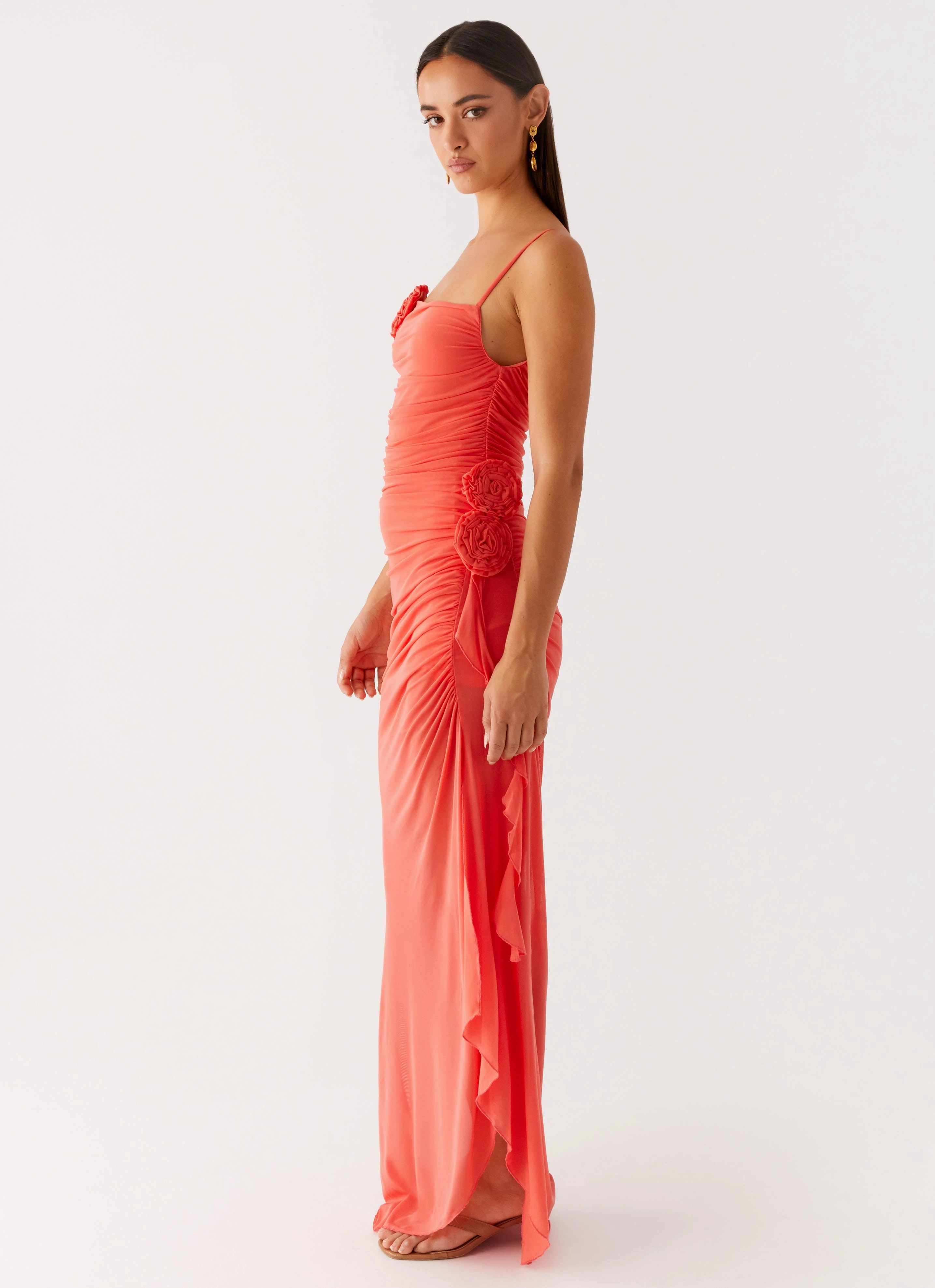 Effortless weekend dress Louana Maxi Dress - Coral